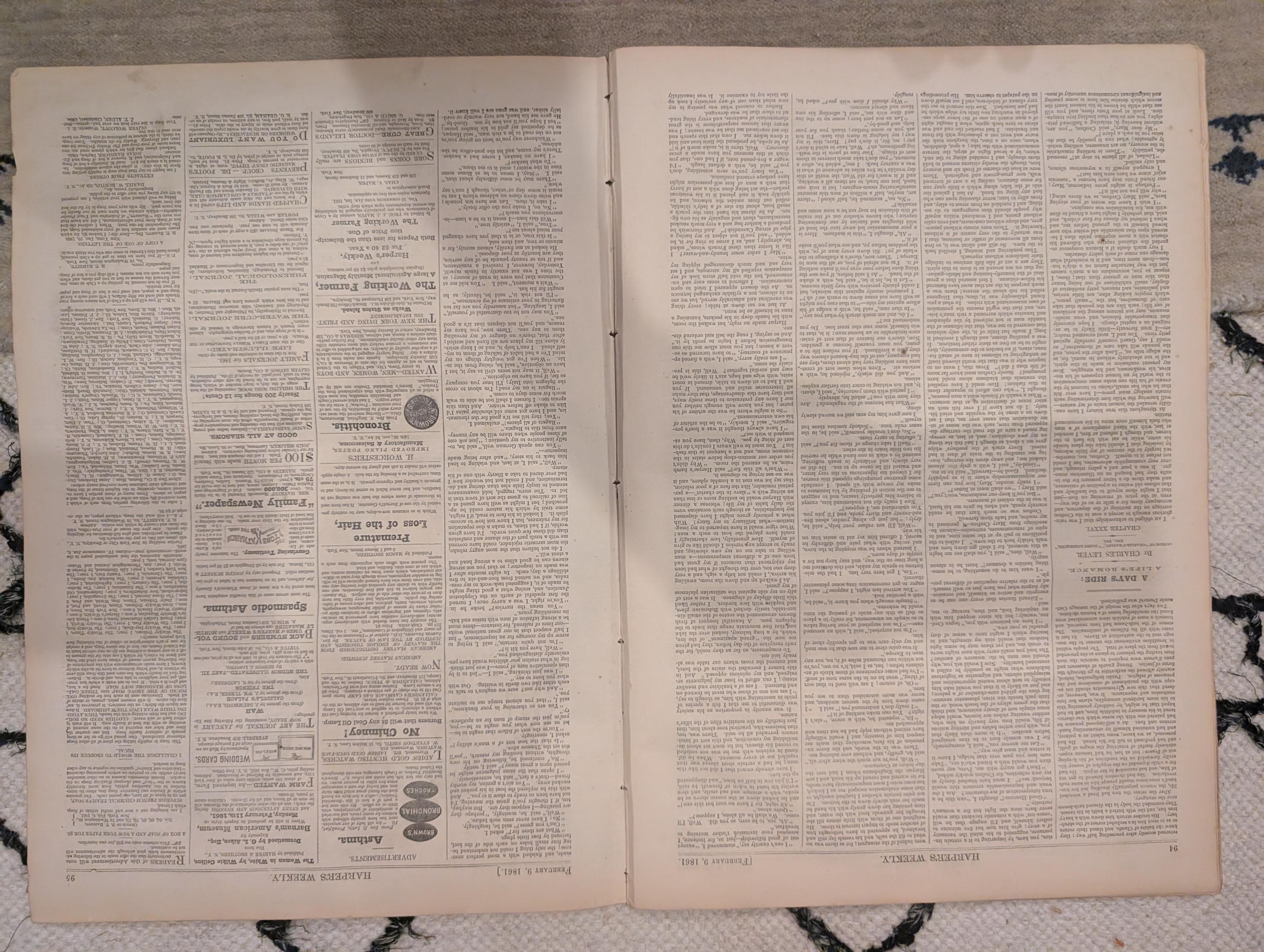 1861 Alabama Delegation Secession Harper's Weekly Feb 09 Montgomery Map