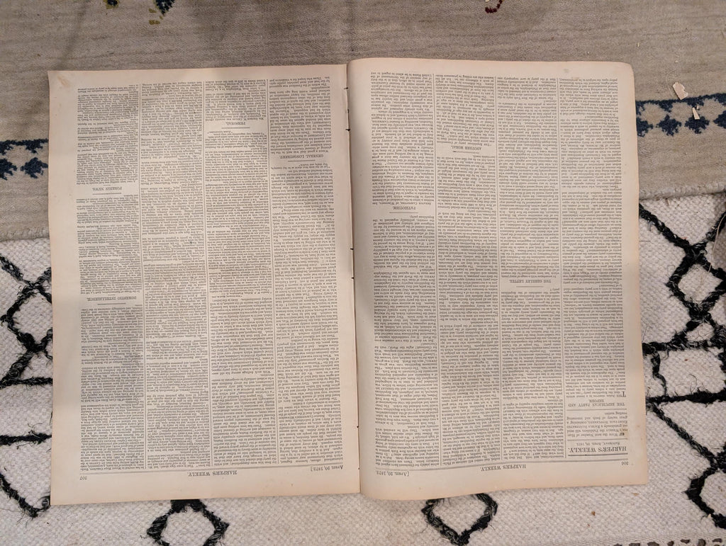 1872 Samuel Morse Harper's Weekly April 20 North Carolina Sketches State Dept