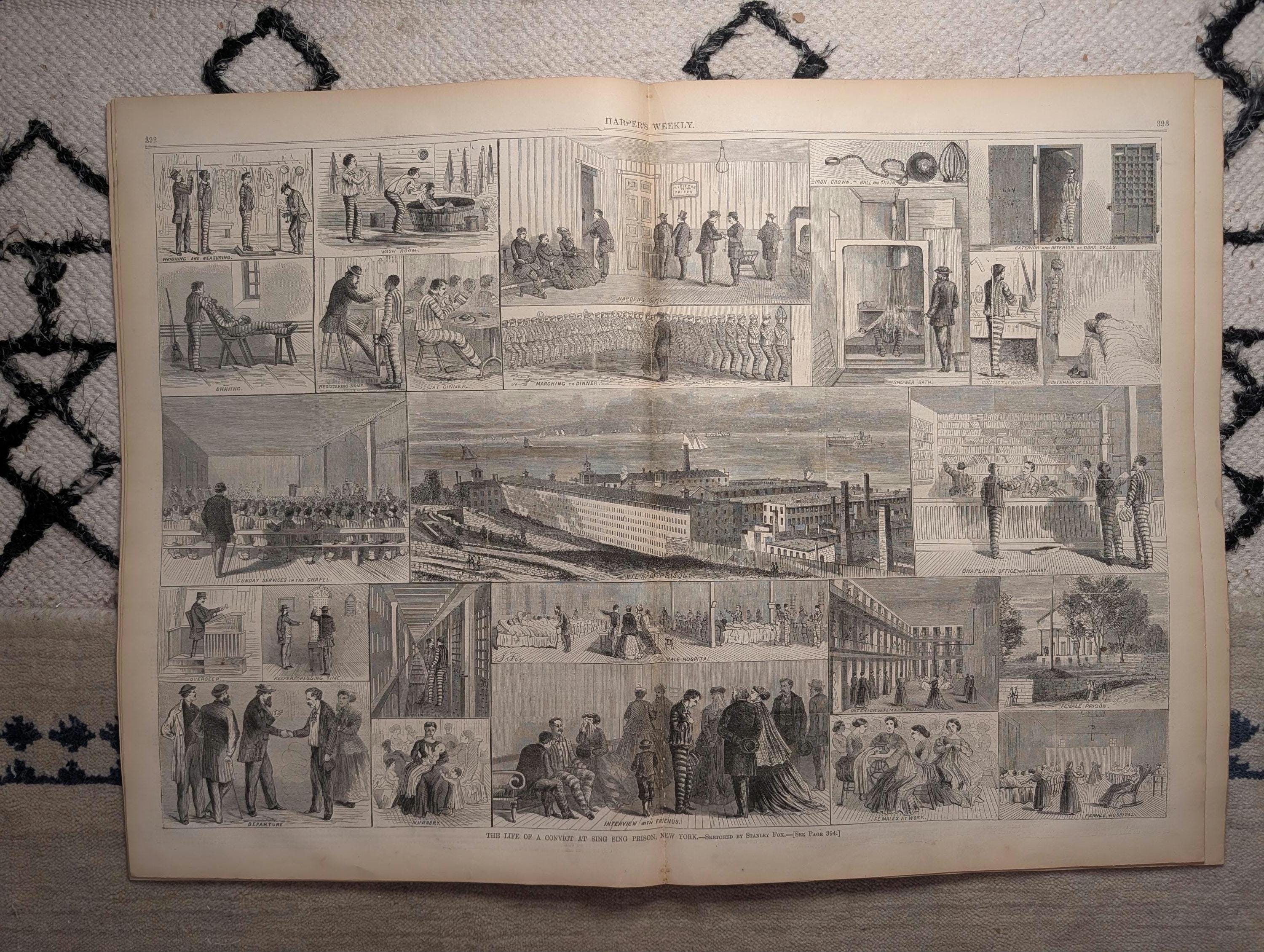 1867 Black Voters Washington D.C., Sing Sing Prison 16 Scenes, Queen Victoria — Jun 22