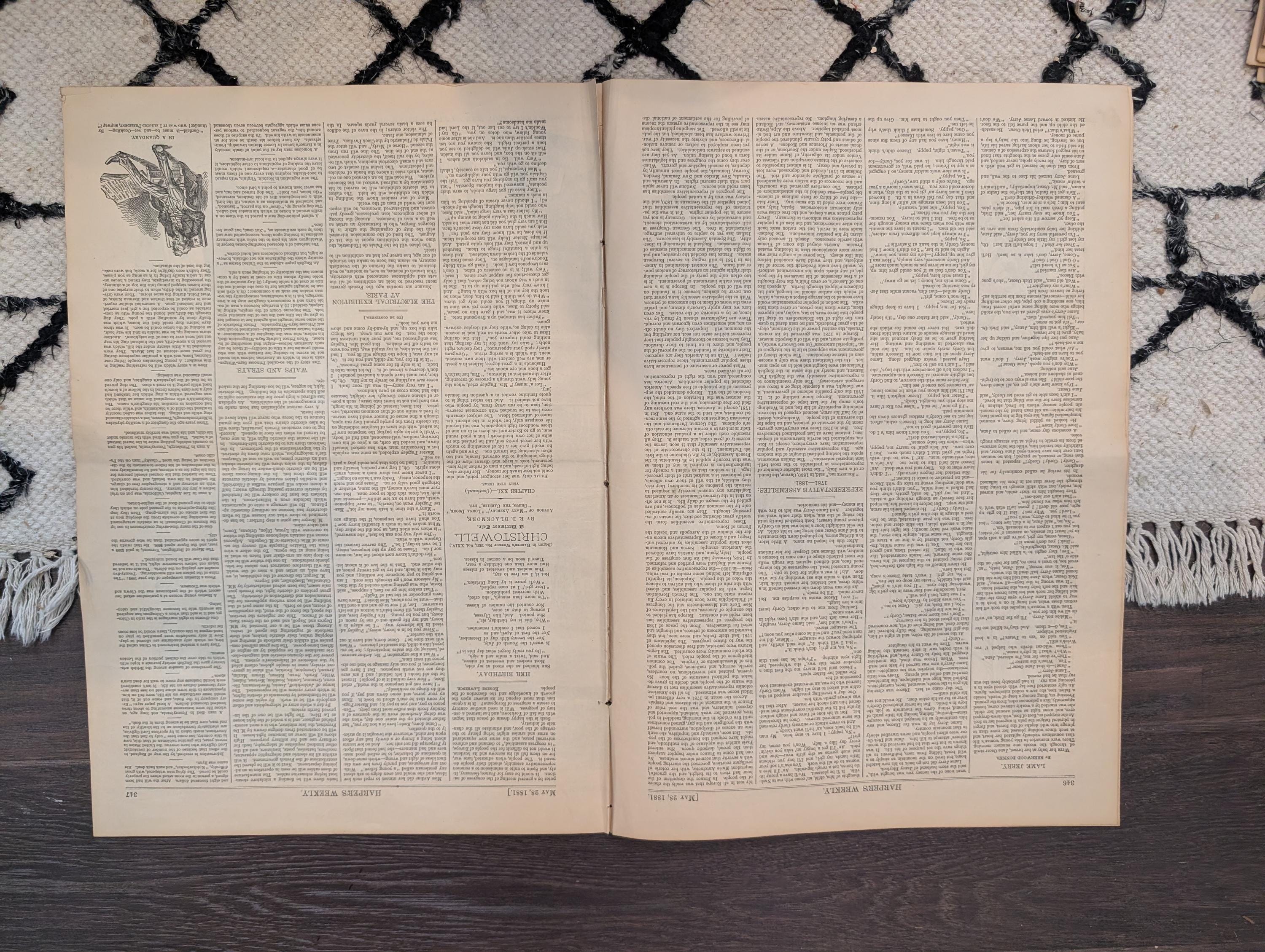1881 Western Policeman, Harvard Greek Tragedy, NYC Water Supply, Telescope — May 28