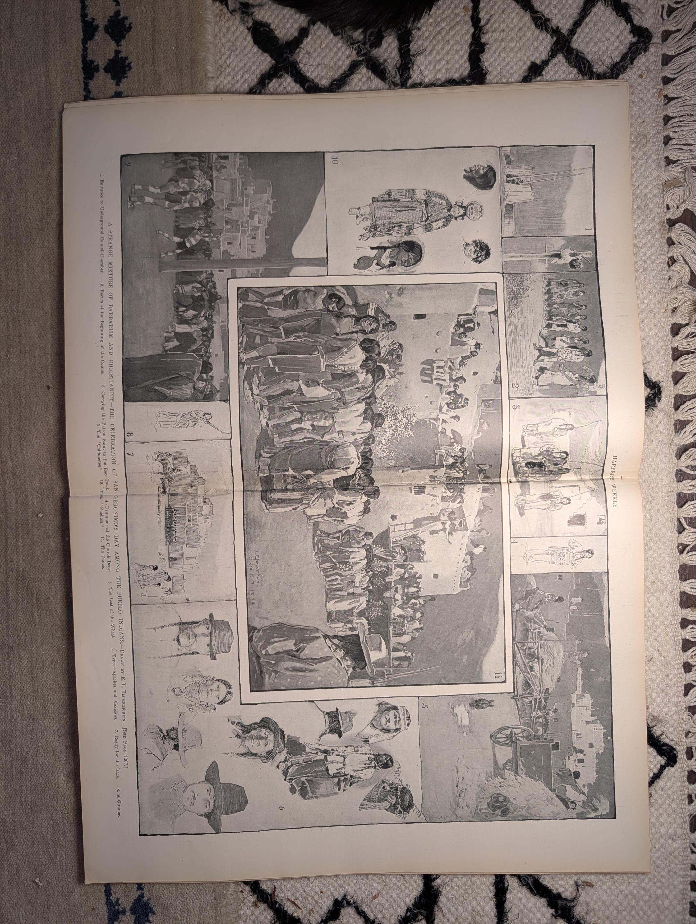 1898 Pueblo Indian Celebration, Navy Football Team, Electric Cabs NYC — Dec 10