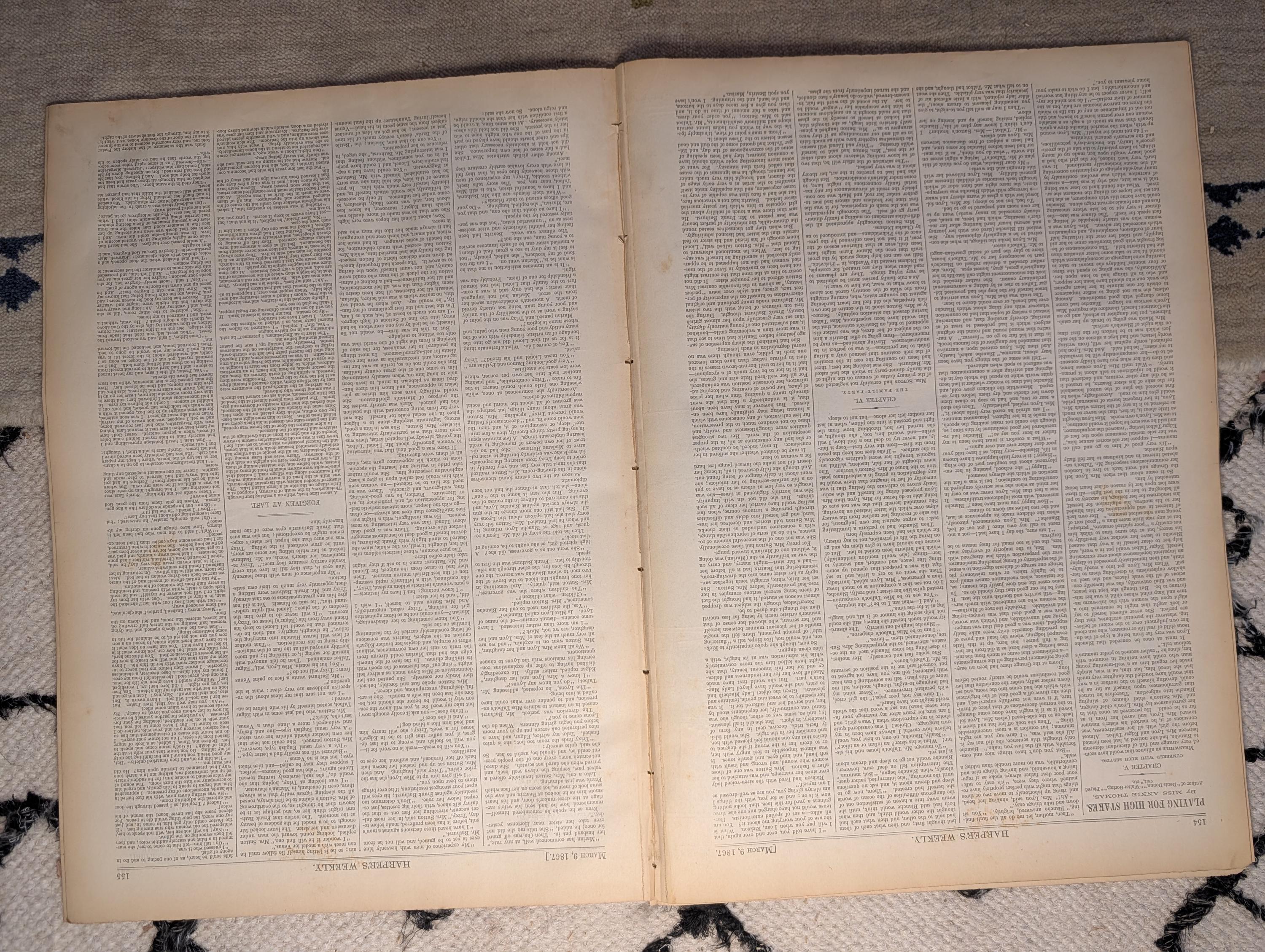 1867 New Orleans "Crescent City" Seven-Scene Double-Page Centerfold — Mar 9