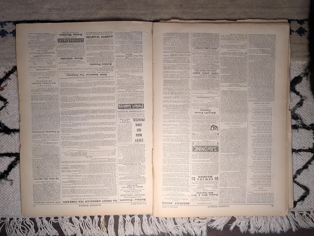 1867 Rice Culture Ogeechee Georgia, Military Asylum, Turkey Shooting — Jan 5