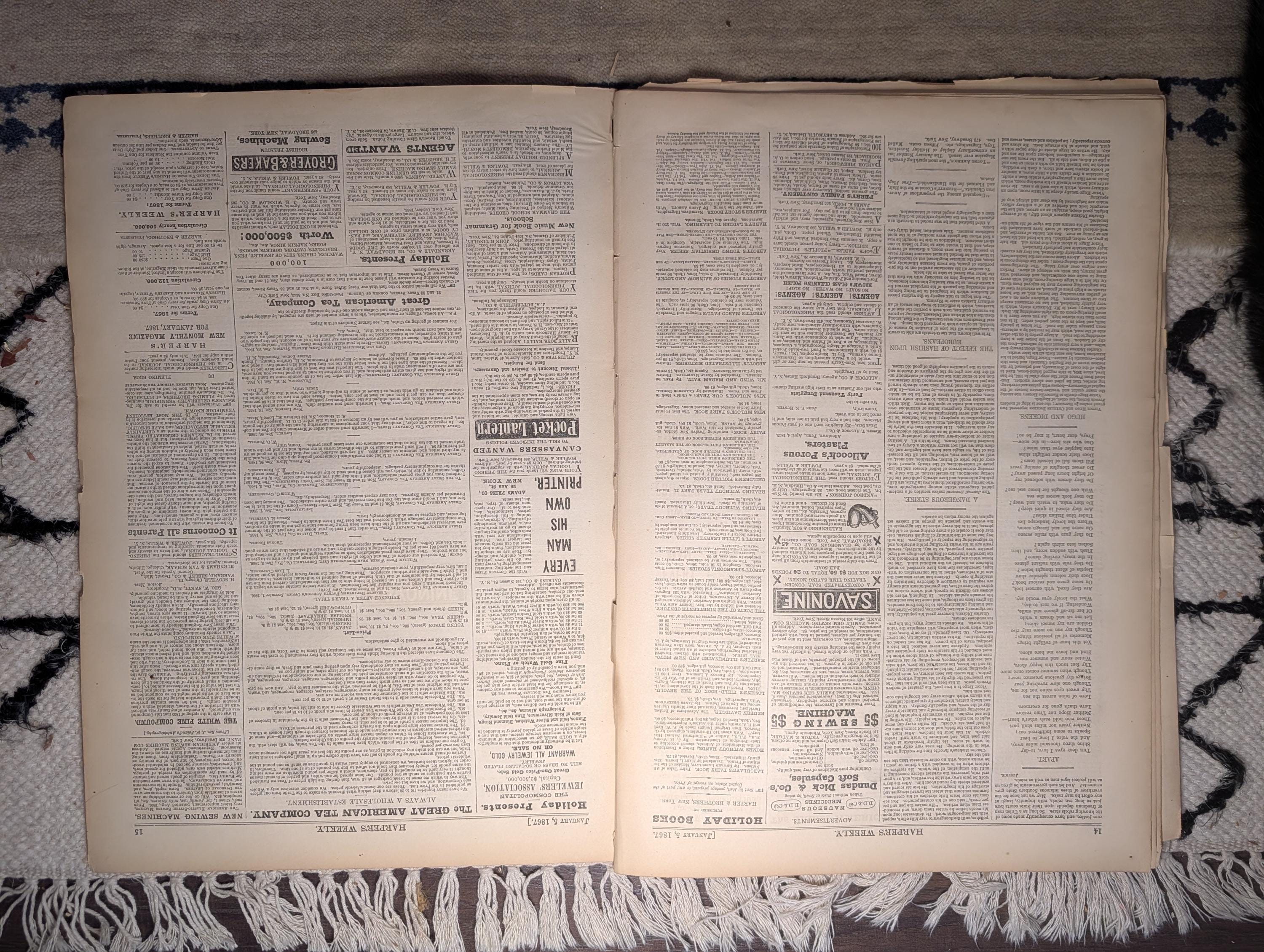 1867 Rice Culture Ogeechee Georgia, Military Asylum, Turkey Shooting — Jan 5