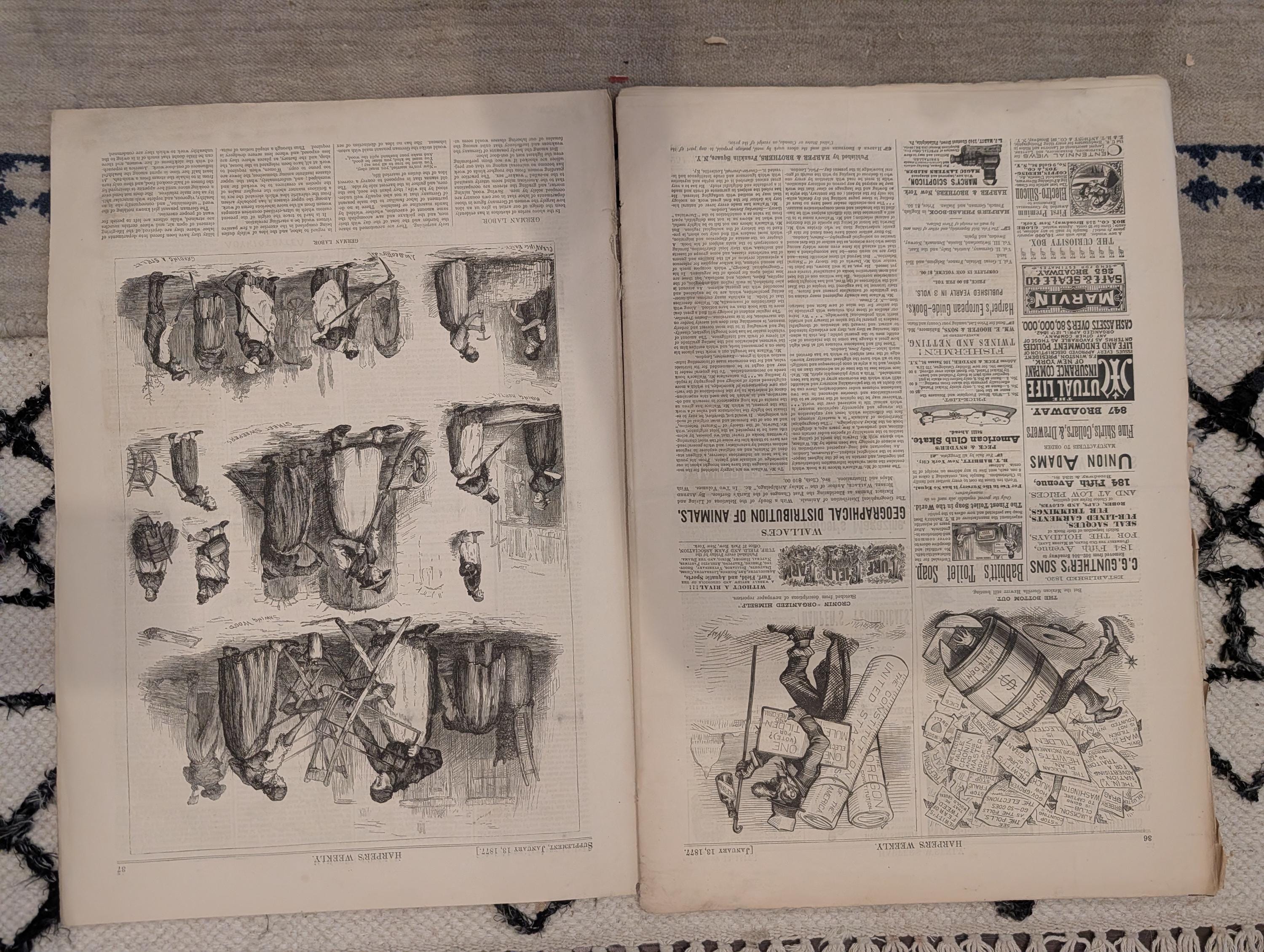 1877 Hudson Bay Christmas, Cherokee Syllabary, Italian Children — Jan 13