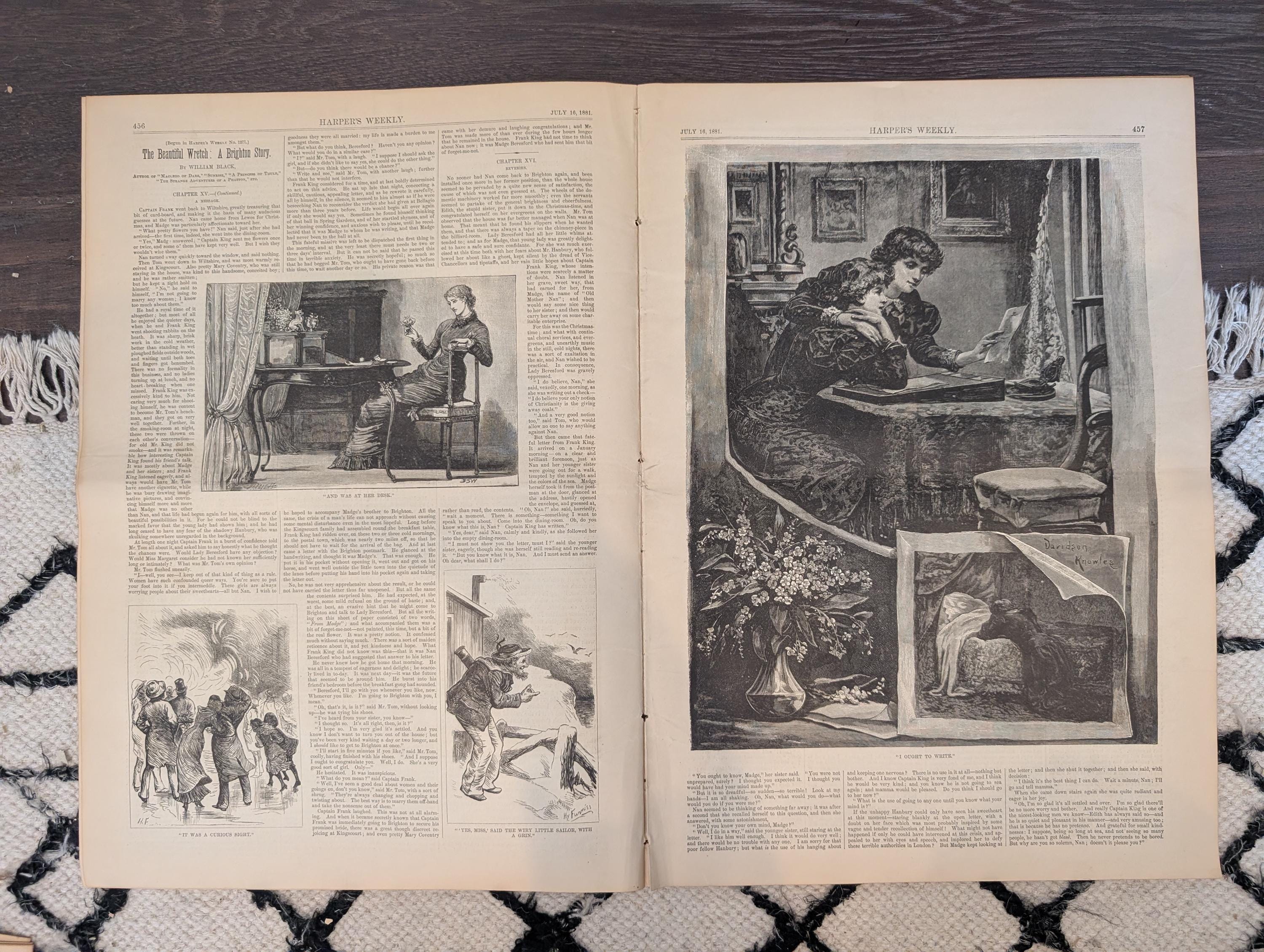 1881 Nast Albany Humiliation, Spirit of '76 Supplement, Rochester Cathedral — Jul 16