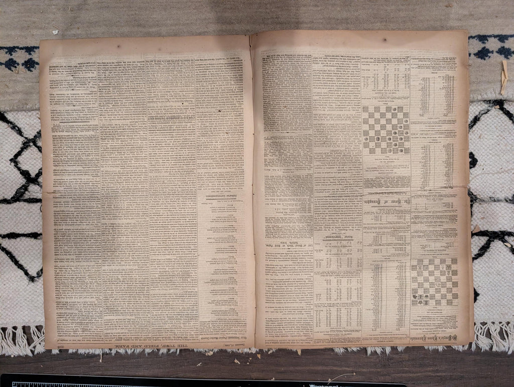 1869 Turf Field and Farm — Baseball Convention, English Derby, Chess, Horse Racing, Dec 17
