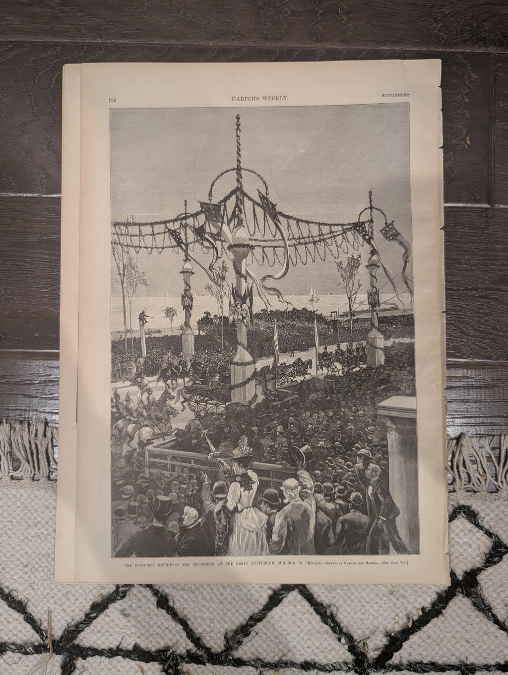 Harper’s Weekly – October 15, 1887 | Bar Harbor Centerfold, Presidential Tour, G.A.R., Munich Oktoberfest