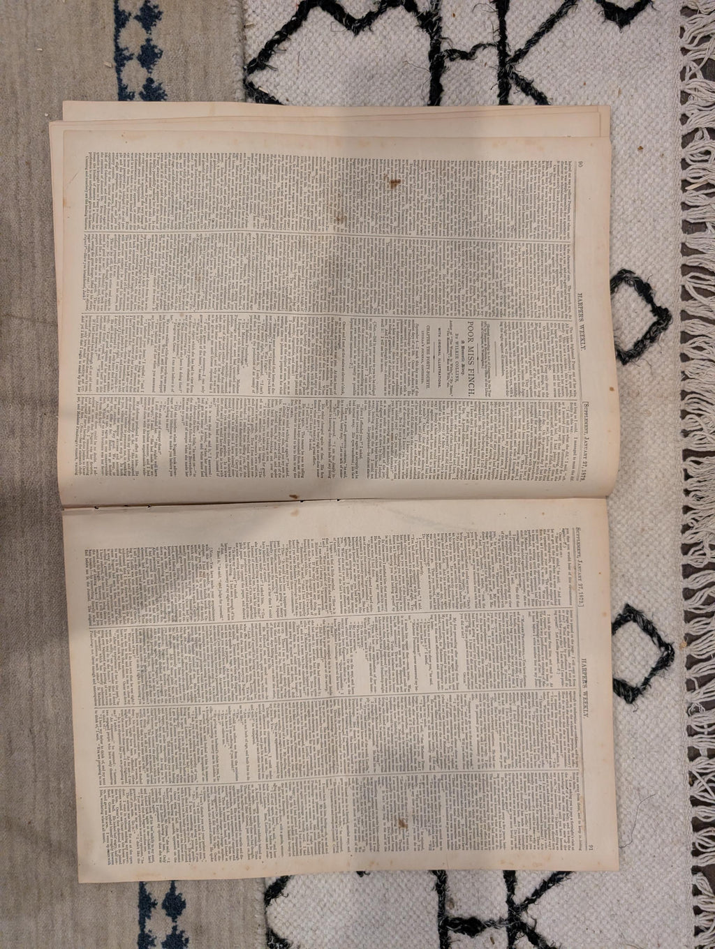 1872 Ku Klux Klan Harper's Weekly January 27 Mormons Brigham Young