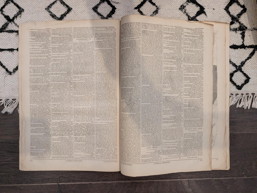 Harper's Weekly 1864 St. Valentine's Day Feb 20 Grant Mobile Ram
