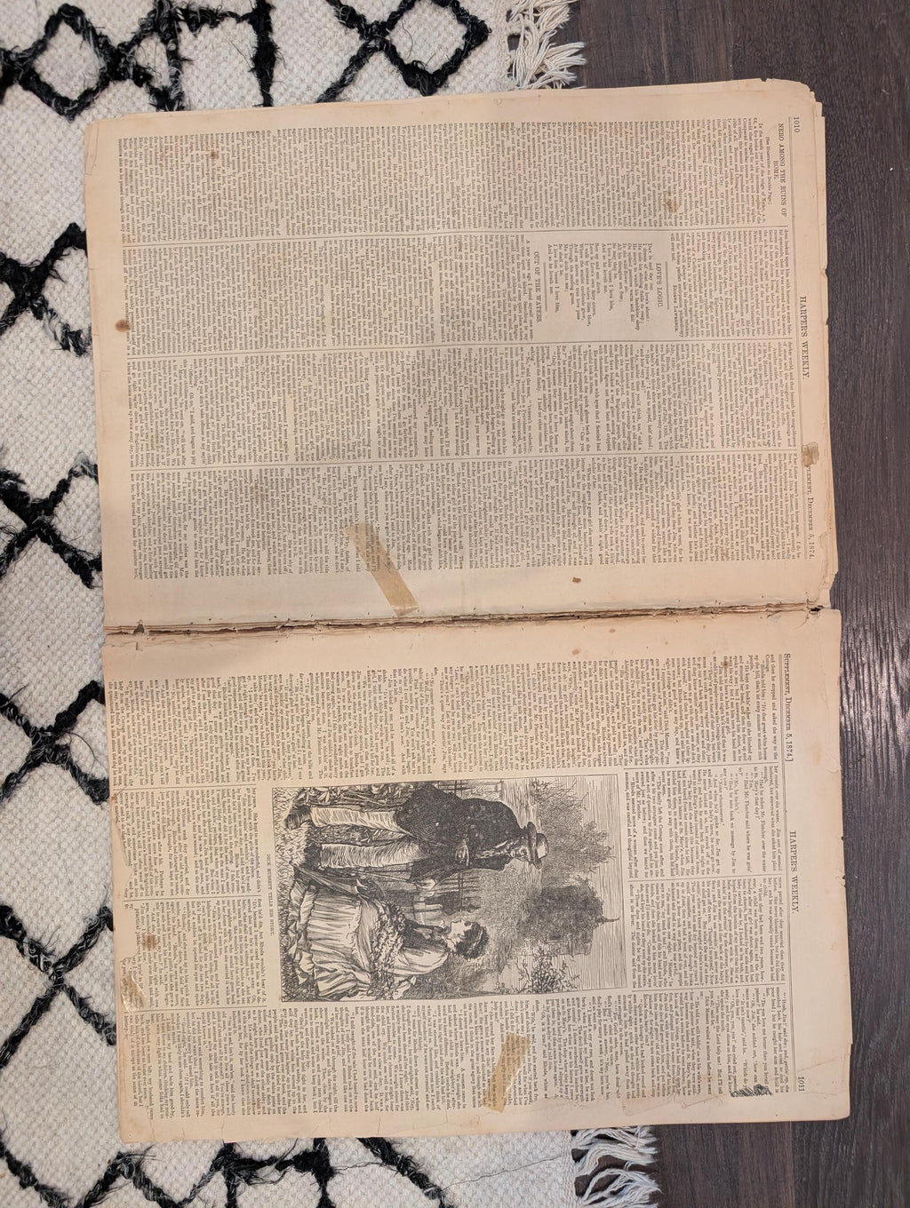 1874 Nast on Grant, Nero Centerfold, Arctic Discovery, Hogarth — Dec 5