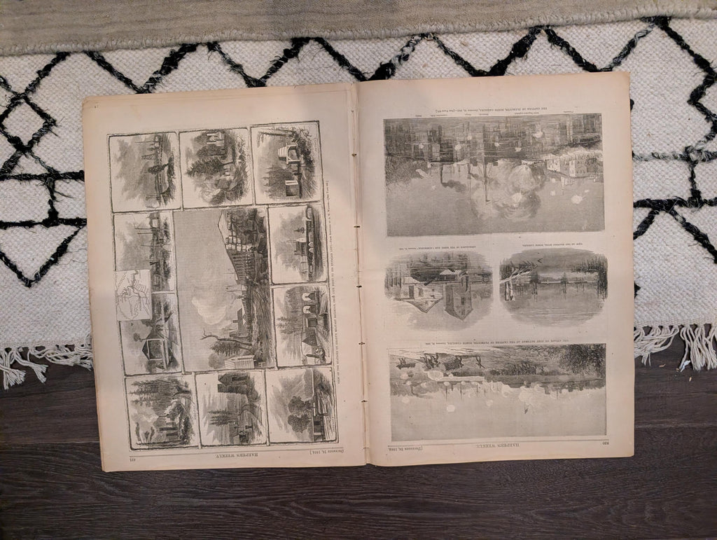 1864 Salmon Chase Supreme Court Harper's Weekly December 24 Virginia Rebellion