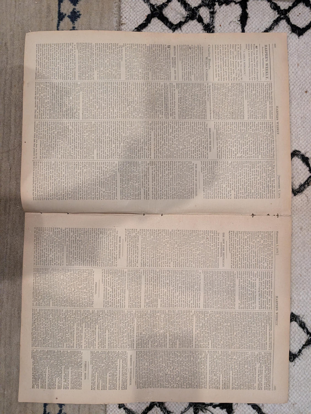 1872 Nast Democrats Republicans Harper's Weekly Sept 07 Reconstruction