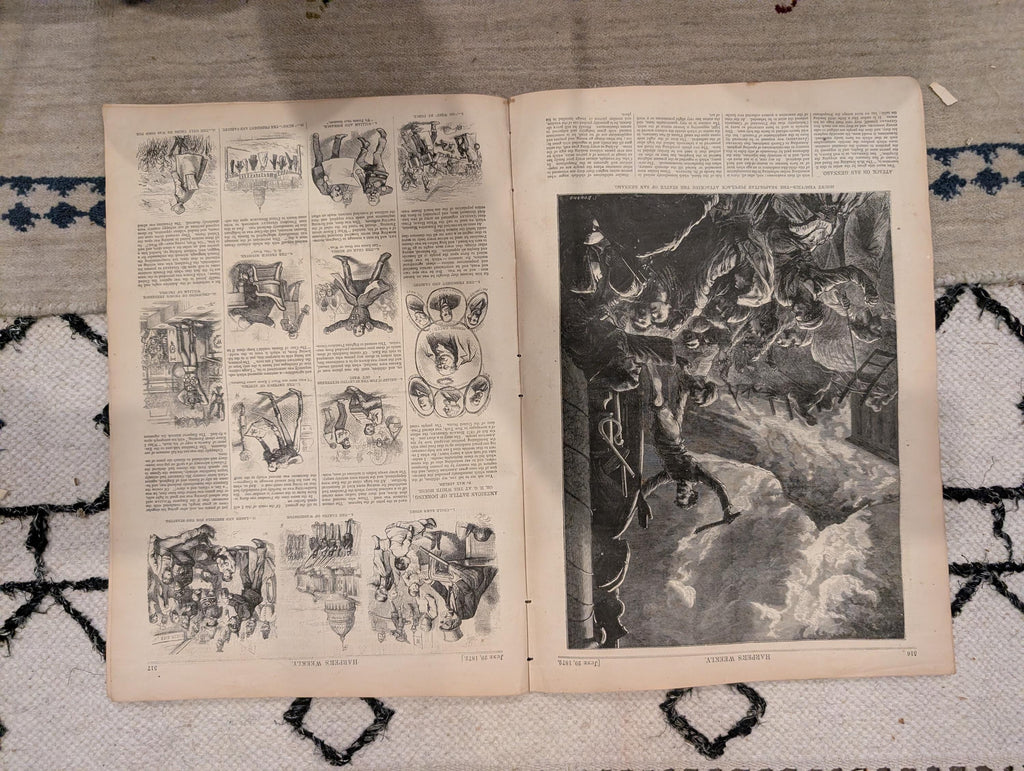 1872 Ulysses S Grant Harper's Weekly June 29 Boston Peace Jubilee Nast