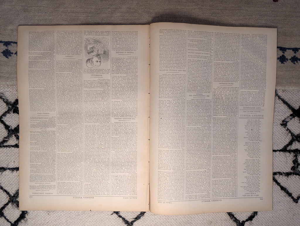1867 Nast Lincoln & Drummer Boy (Met Museum), Supreme Court Interior — Apr 27