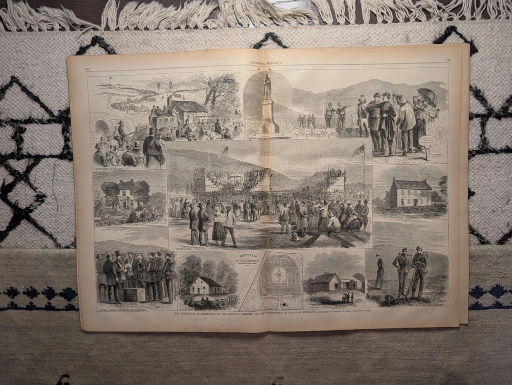 1867 Antietam National Cemetery Dedication, Santee Indians, Peace — Oct 5