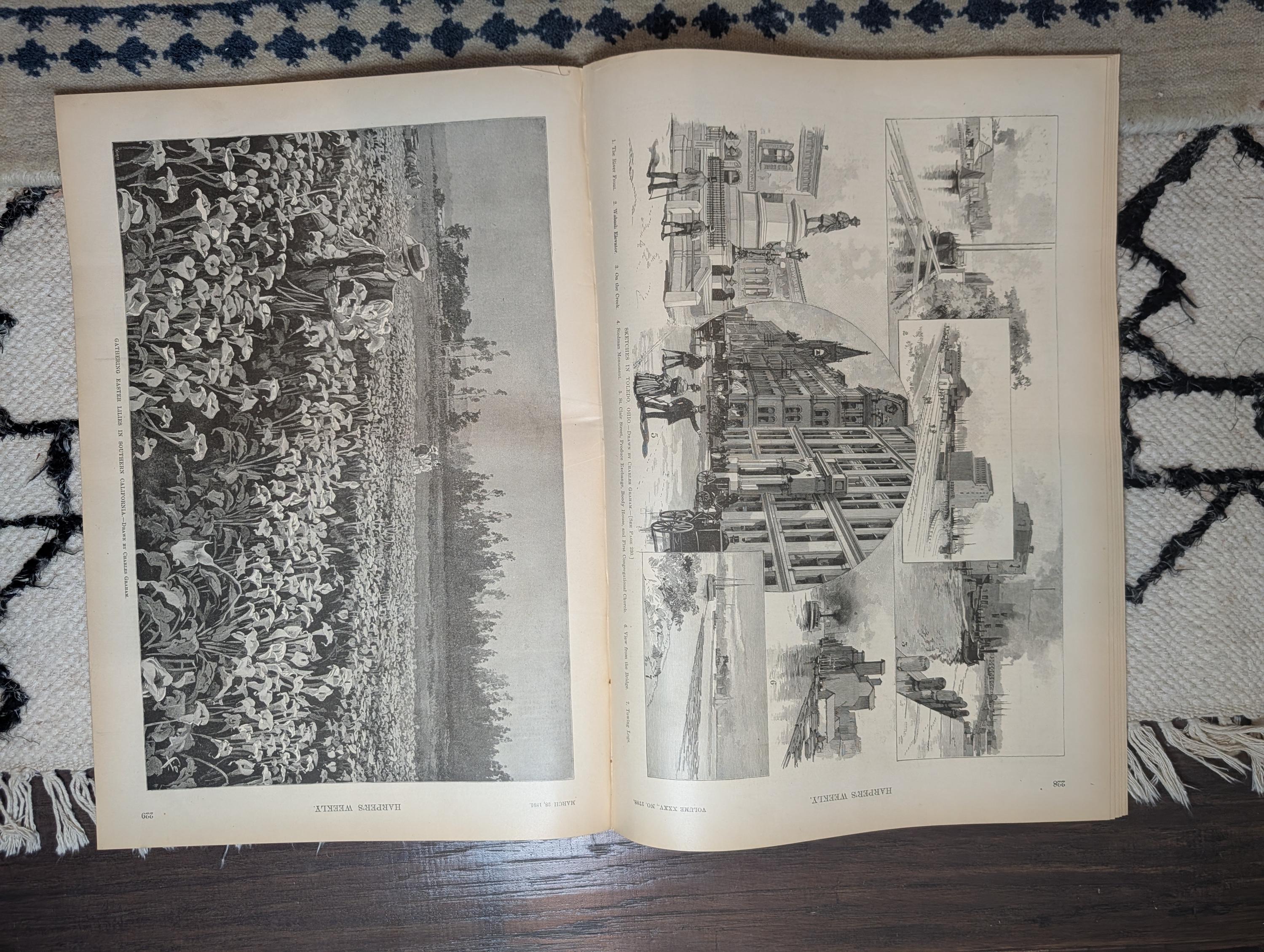 1891 New Orleans Italian Lynching, Toledo, Easter Lilies — Mar 28