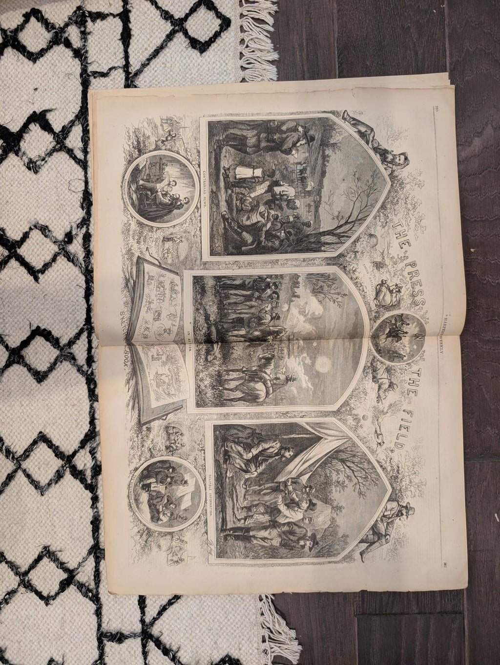 1864 Fort Pillow Massacre Harper's Weekly April 30 Thomas Nast Georgia