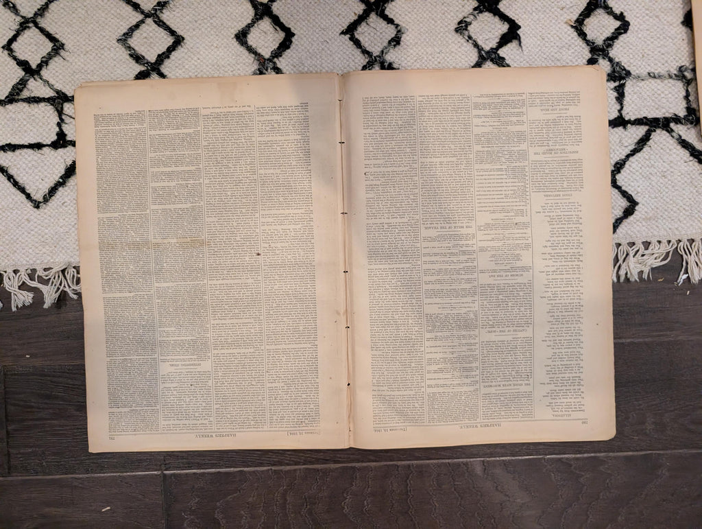 1864 Sherman's March Georgia Harper's Weekly December 10 Prisoners Exchanged