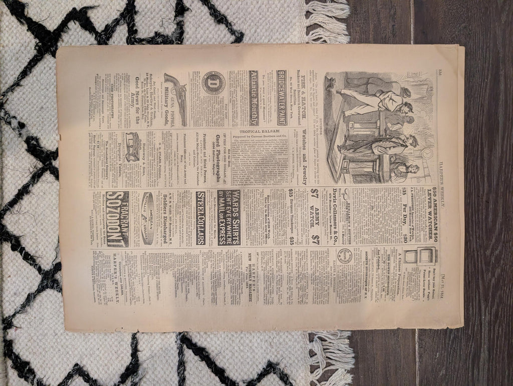 Harper's Weekly 1864 Rebel Atrocities May 21 Sherman Buzzard's Roost