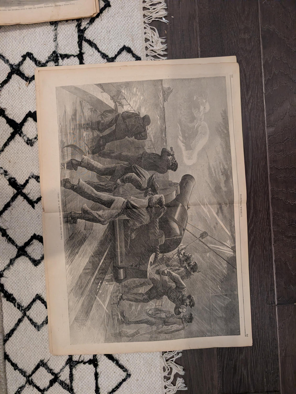 1864 Abraham Lincoln Longer Harper's Weekly November 26 Atlanta & Florida