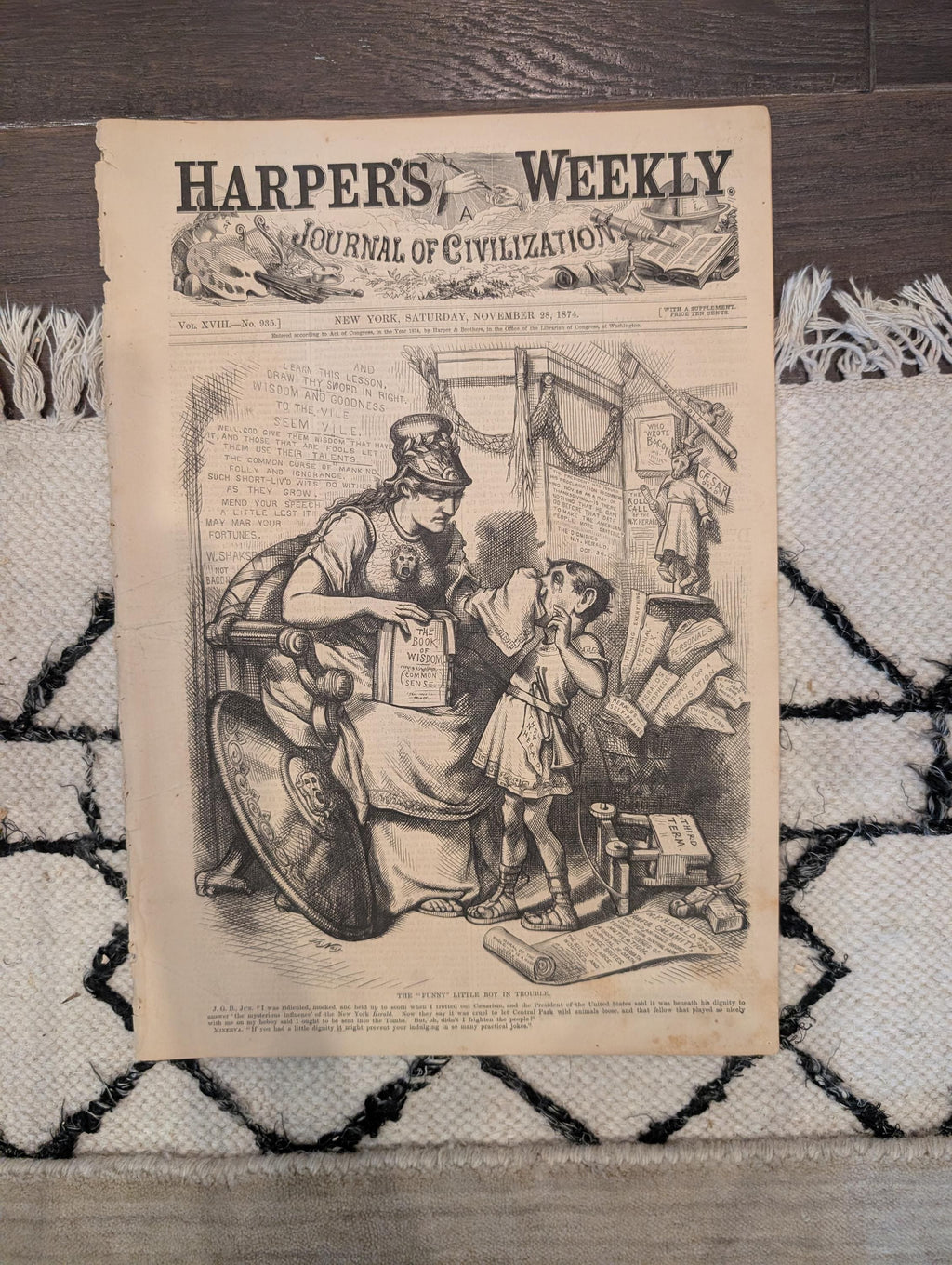 1874 Highland Reel Prince of Wales, Tangier Festival, Nast — Nov 28