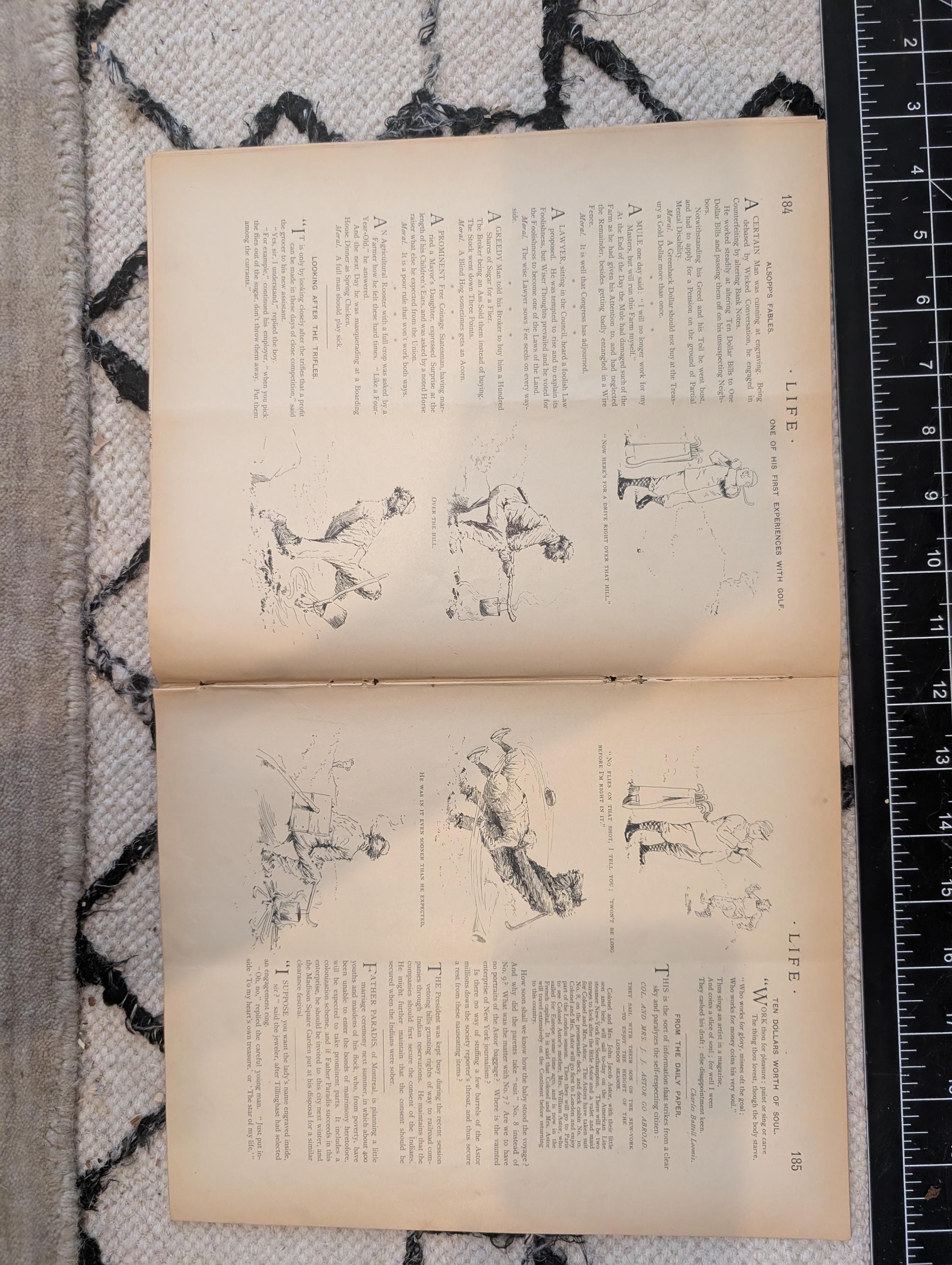 1895 LIFE Magazine — Lillie Langtry, Golf, Bloomers, Tammany Hall — March 21