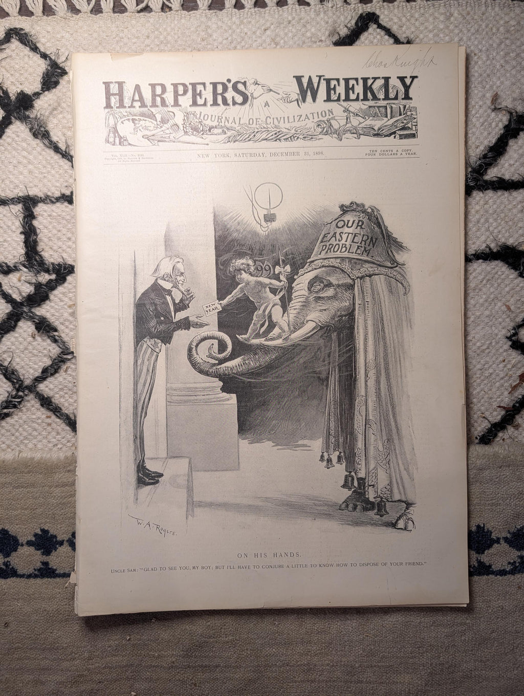 1898 McKinley at Tuskegee & Atlanta, Night at the Opera, Chicago Rail — Dec 31
