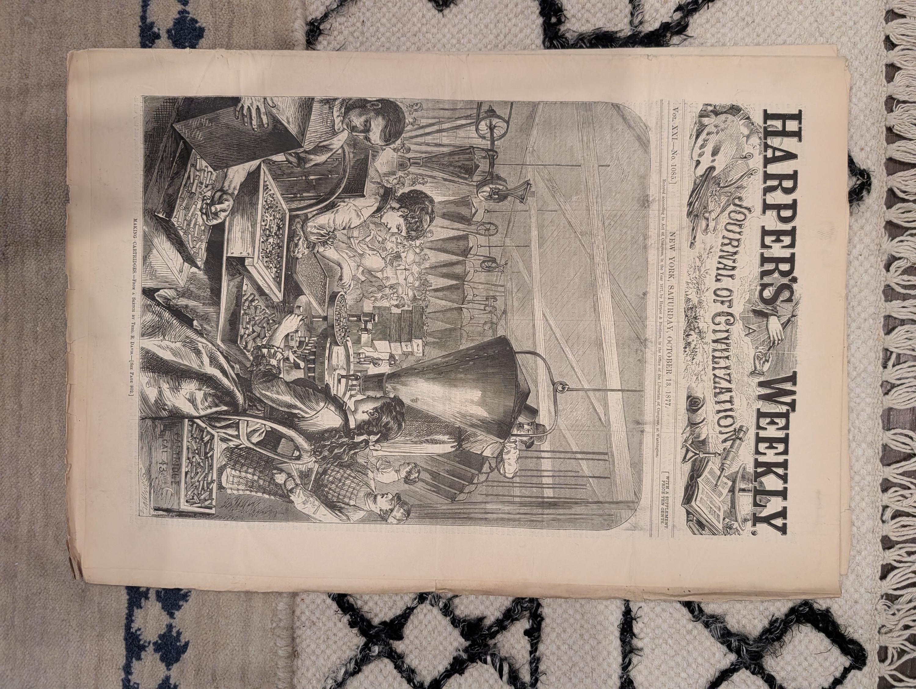 1877 Making Cartridges, Delaware Water Gap, Cloister Life — Oct 13