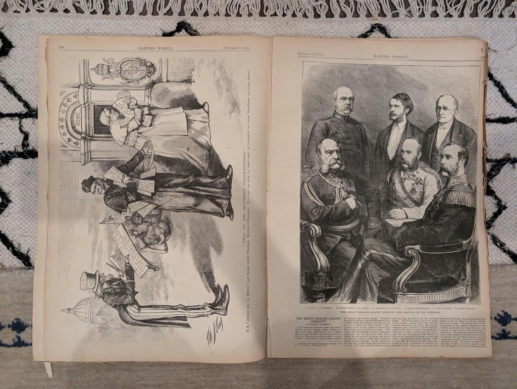 1872 Nast Conspiracy Harper's Weekly Oct 12 Reconstruction Violence