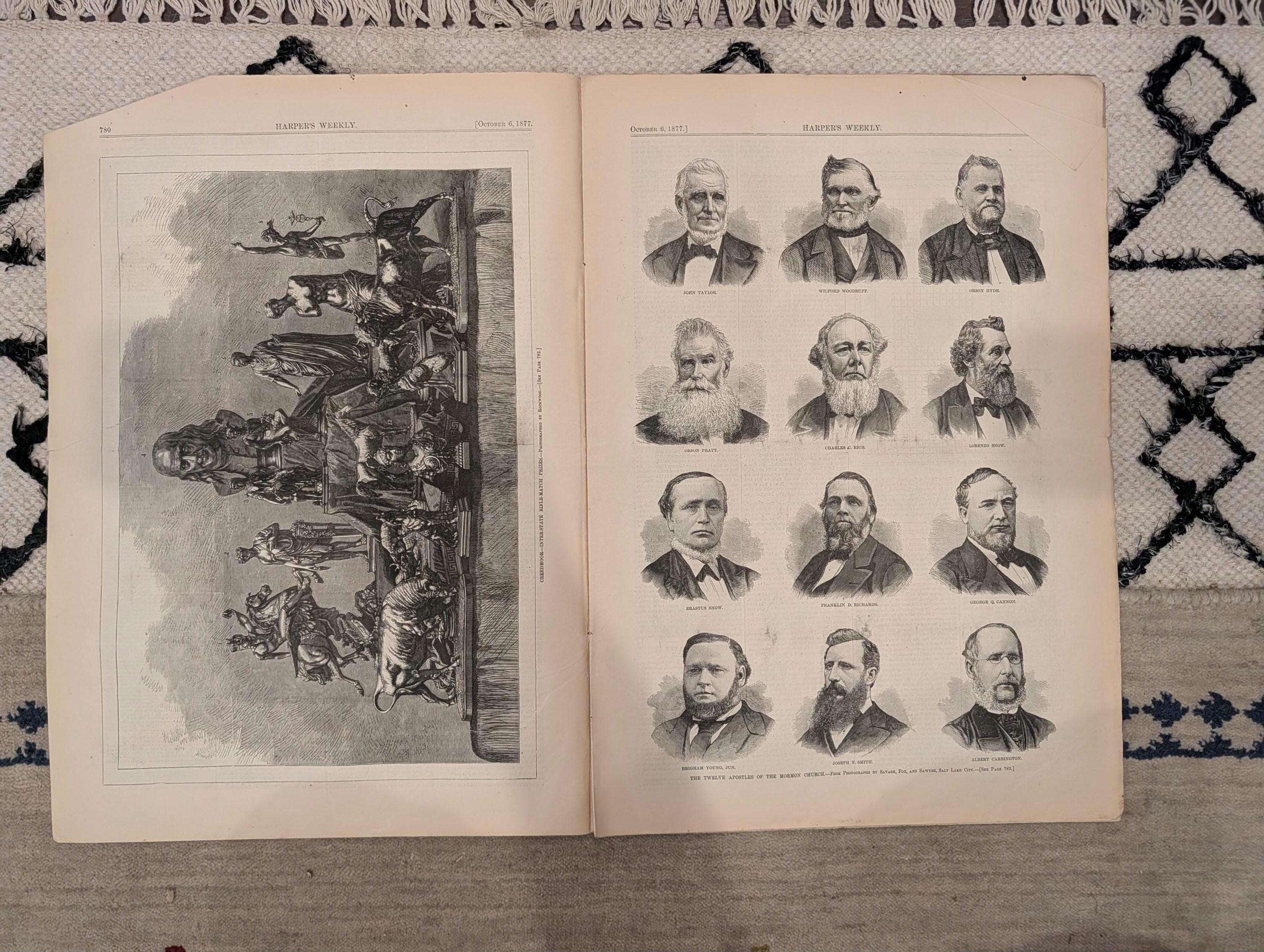 1877 Twelve Mormon Apostles, Shipka Pass Operations, Hayes — Oct 6