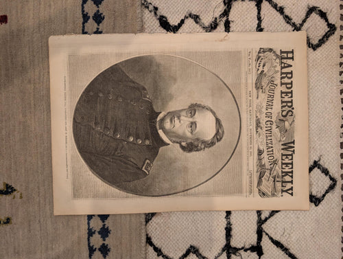 1861 Port Royal Victory Harper's Weekly Nov 30 General Halleck Trent Affair