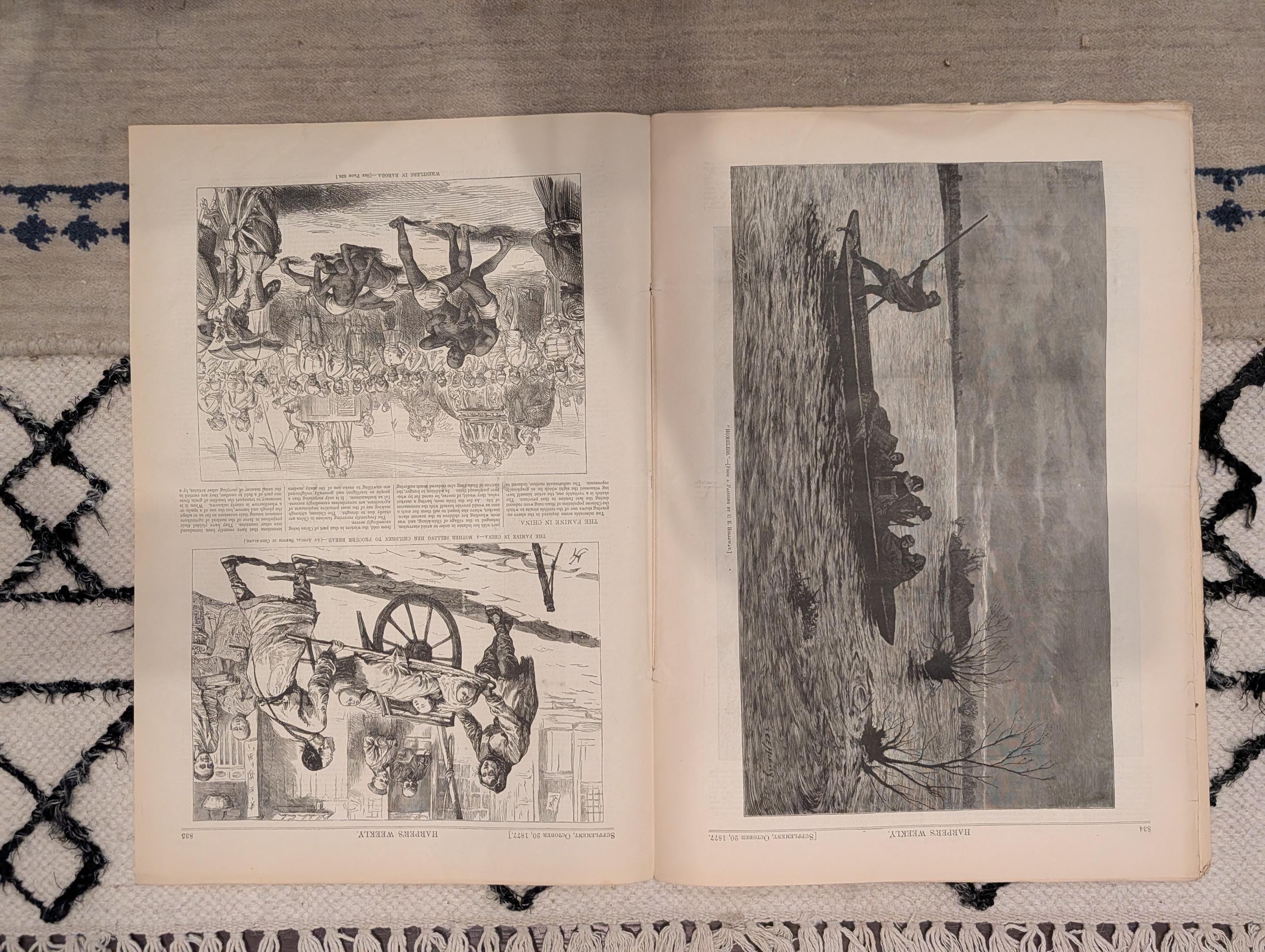 1877 Red Cloud Sioux Delegation, Moonshine Kentucky, China Famine — Oct 20