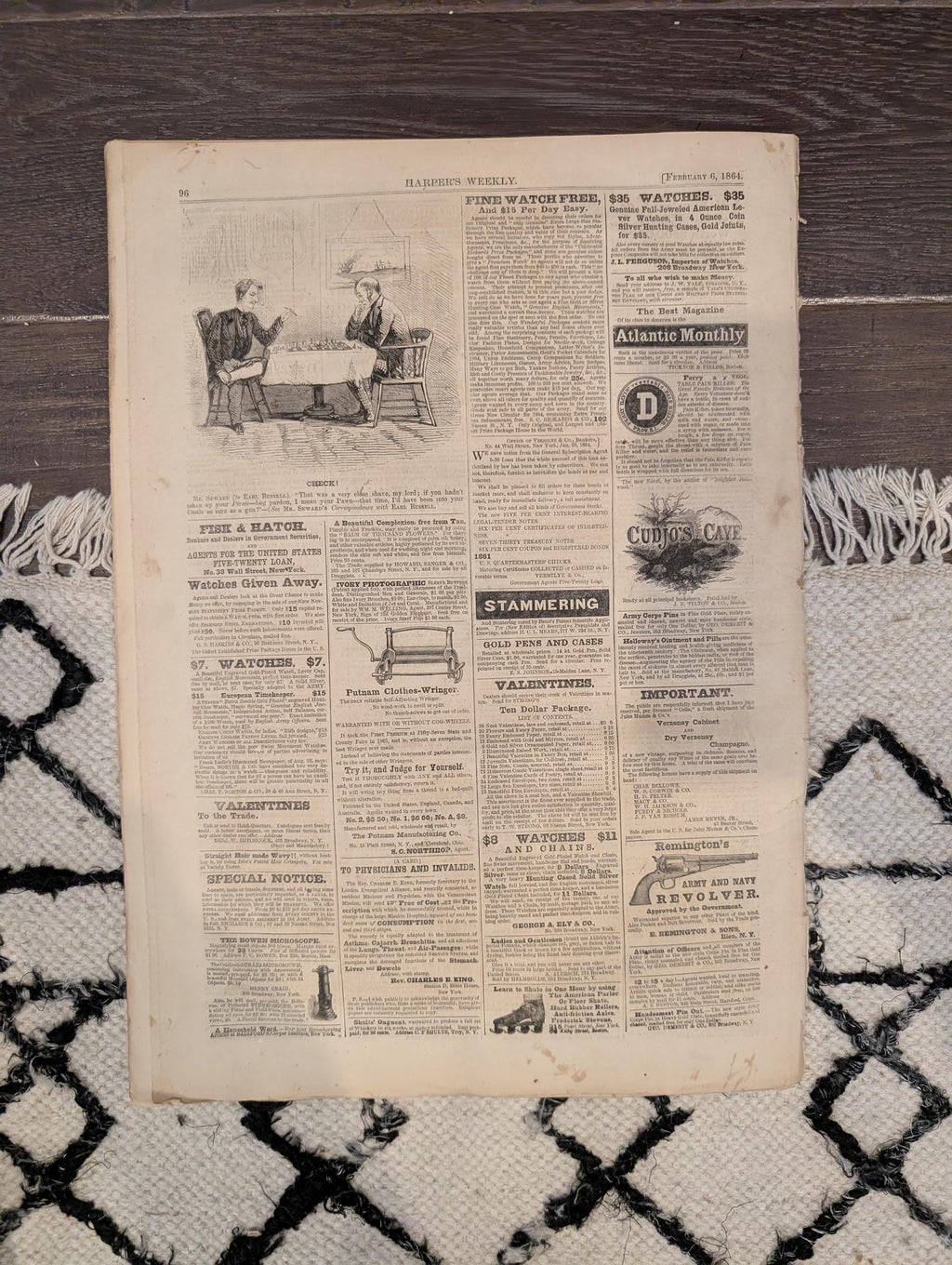 Harper's Weekly 1864 Winslow Homer Feb 06 Thomas Nast John Clem