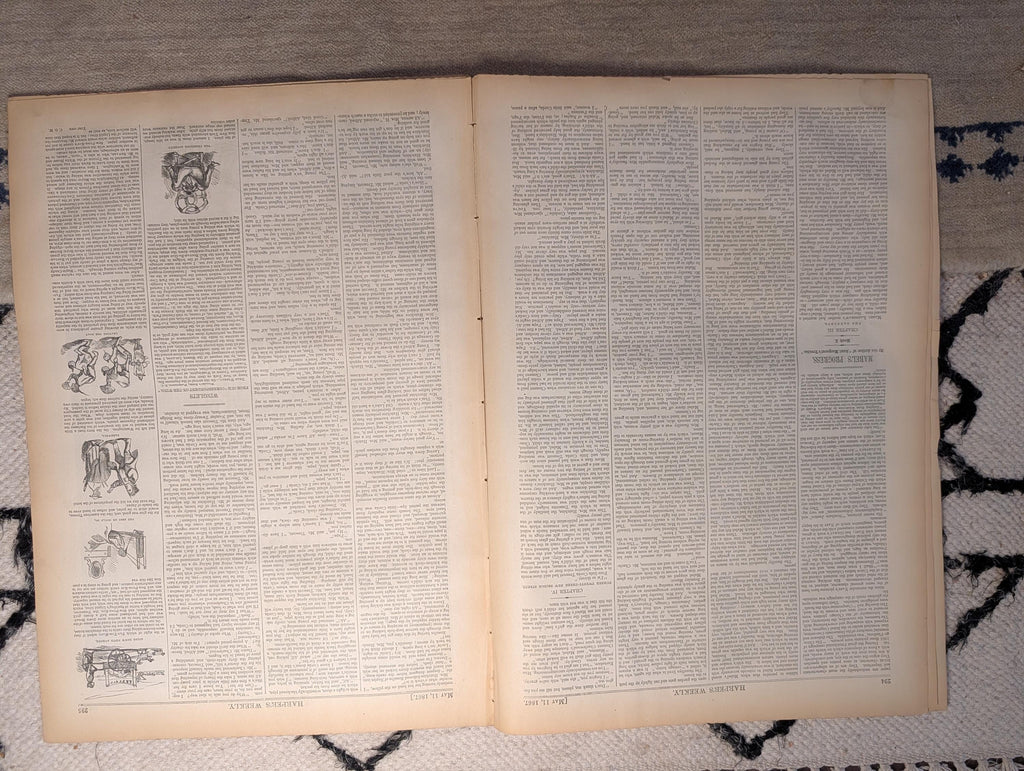 1867 Thomas Nast Portrait & Biography, Hancock's Indian Village — May 11