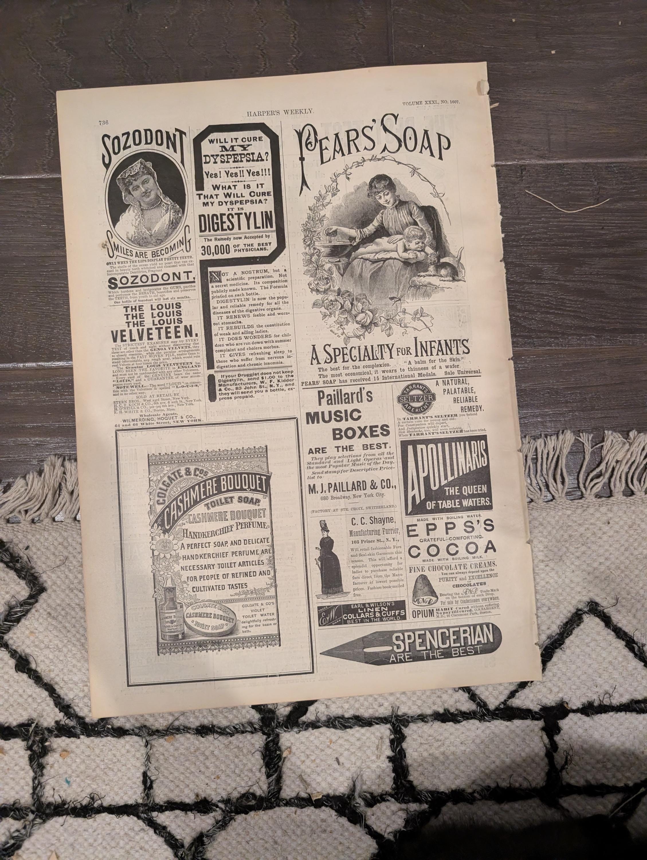 Harper’s Weekly – October 8, 1887 – Presidential Tour  | Grand Army Celebration | America’s Cup Yachts