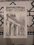 1861 Harper's Weekly March 02 Lincoln Astor House Balcony Fort Sumter