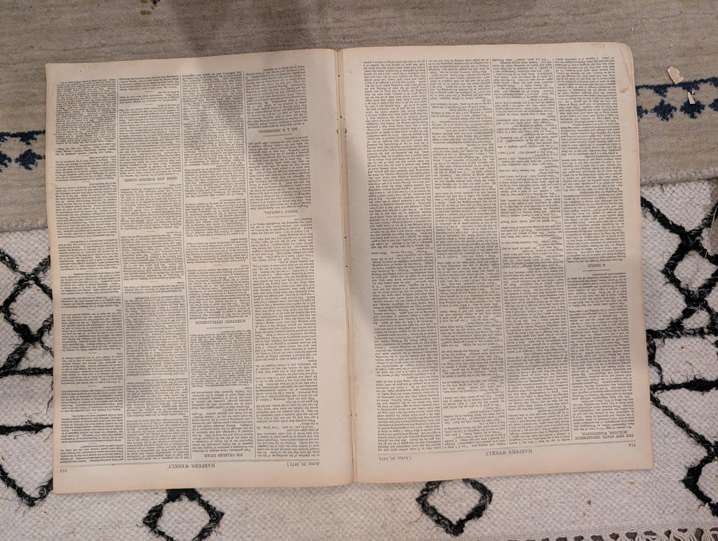 1872 Samuel Morse Harper's Weekly April 20 North Carolina Sketches State Dept