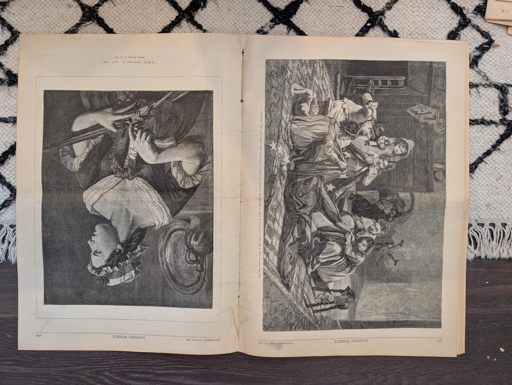 1881 Nast Albany Humiliation, Spirit of '76 Supplement, Rochester Cathedral — Jul 16
