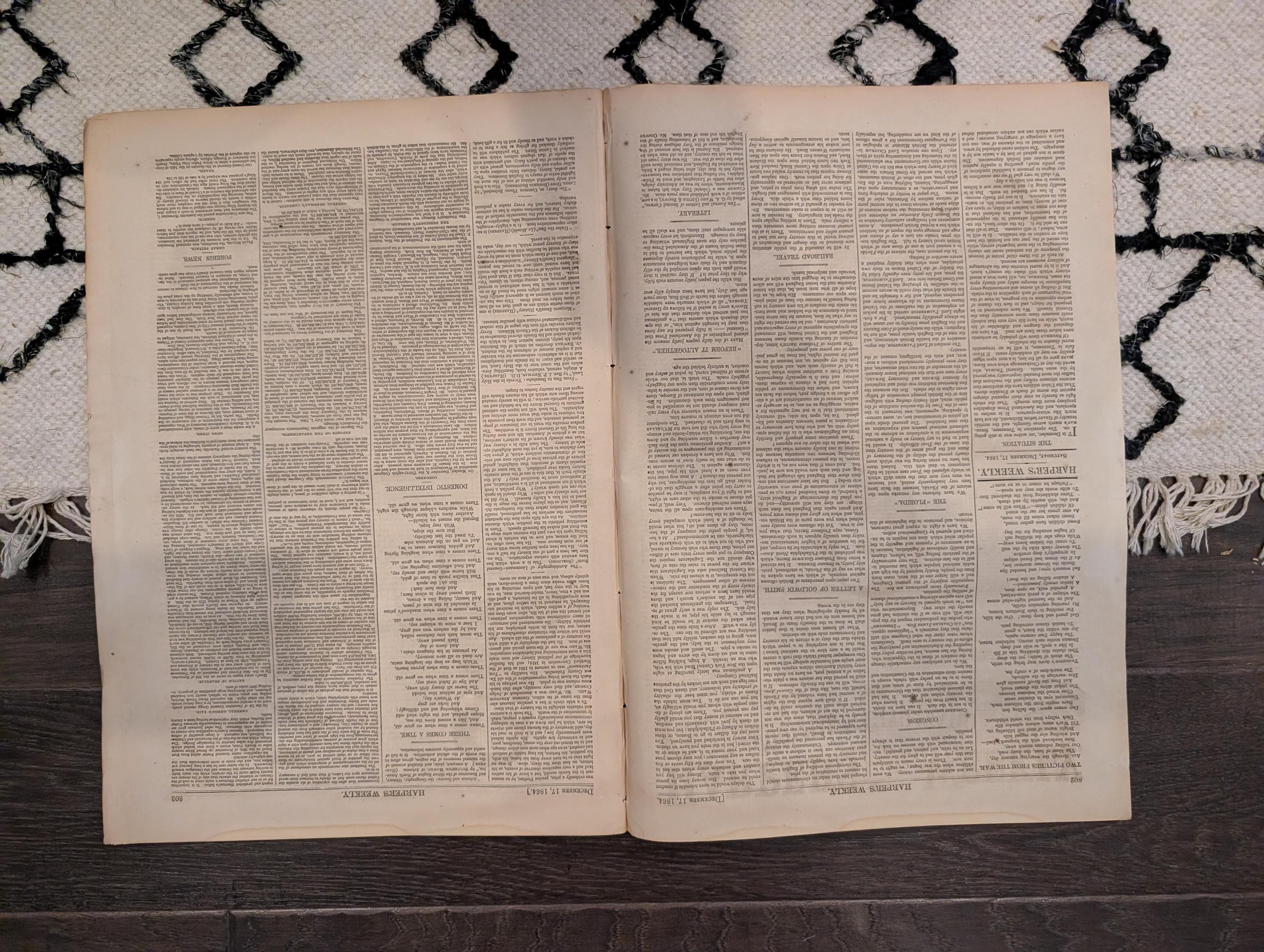 1864 George Thomas Harper's Weekly December 17 William Tecumseh Sherman