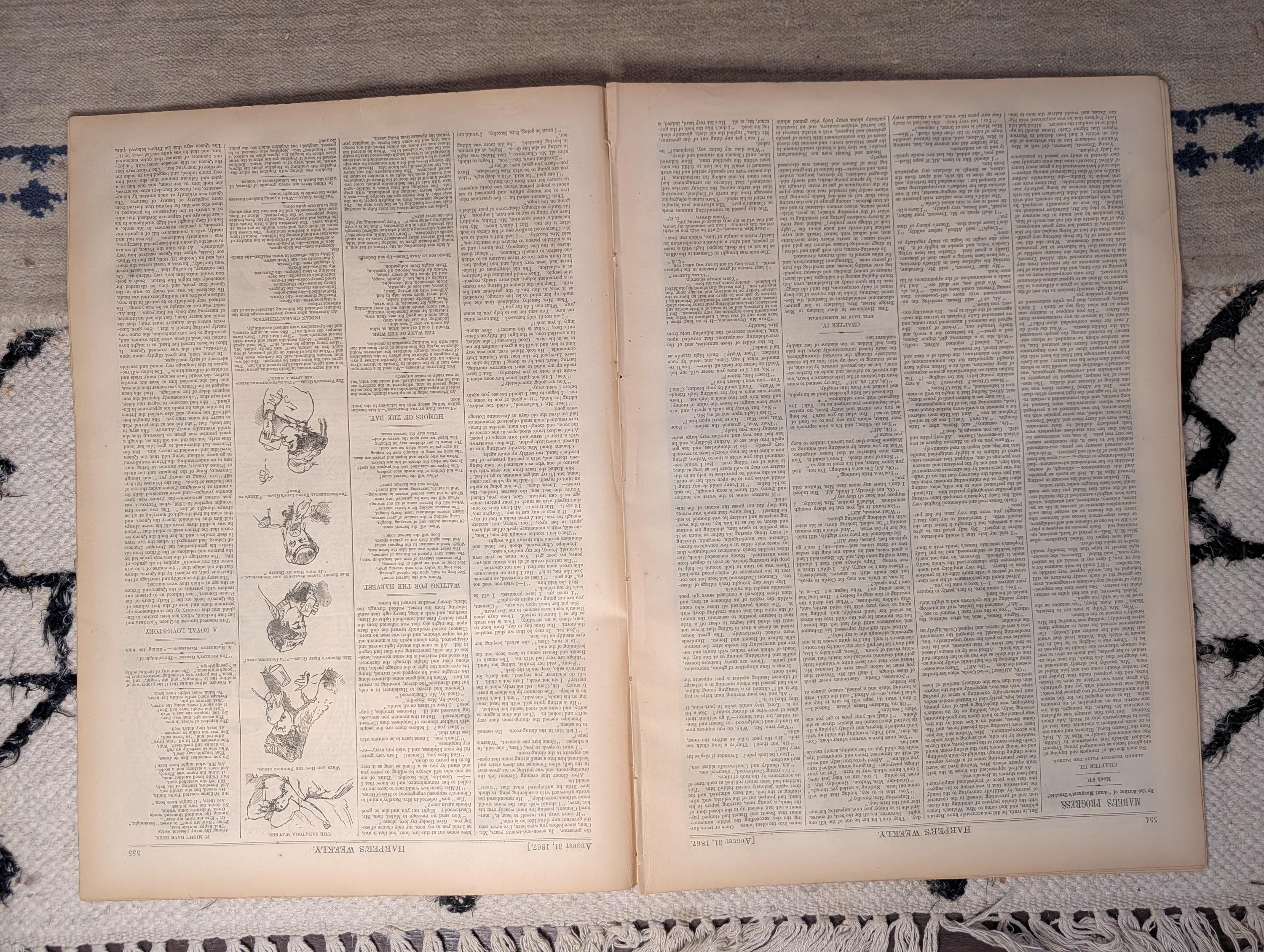 1867 Adirondack Mountains, Brooklyn Bridge Foundation, Sailors Harbor — Aug 31