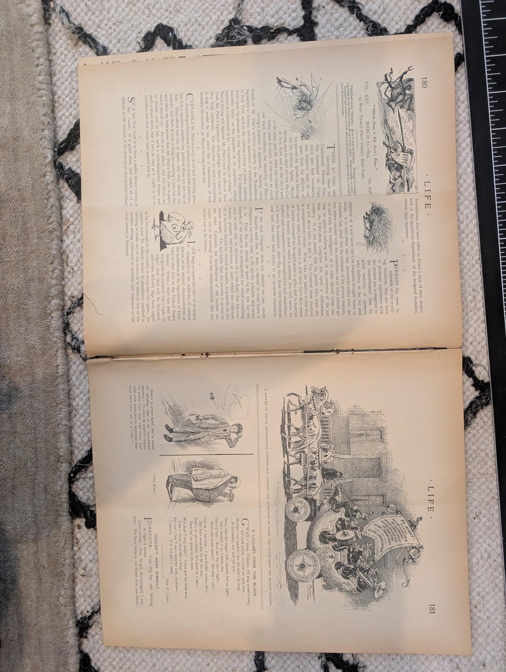 1895 LIFE Magazine — Lillie Langtry, Golf, Bloomers, Tammany Hall — March 21