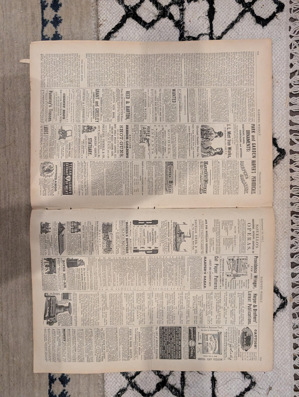 1872 Nast Campaign Key Note Harper's Weekly Sept 28 Greeley Riots