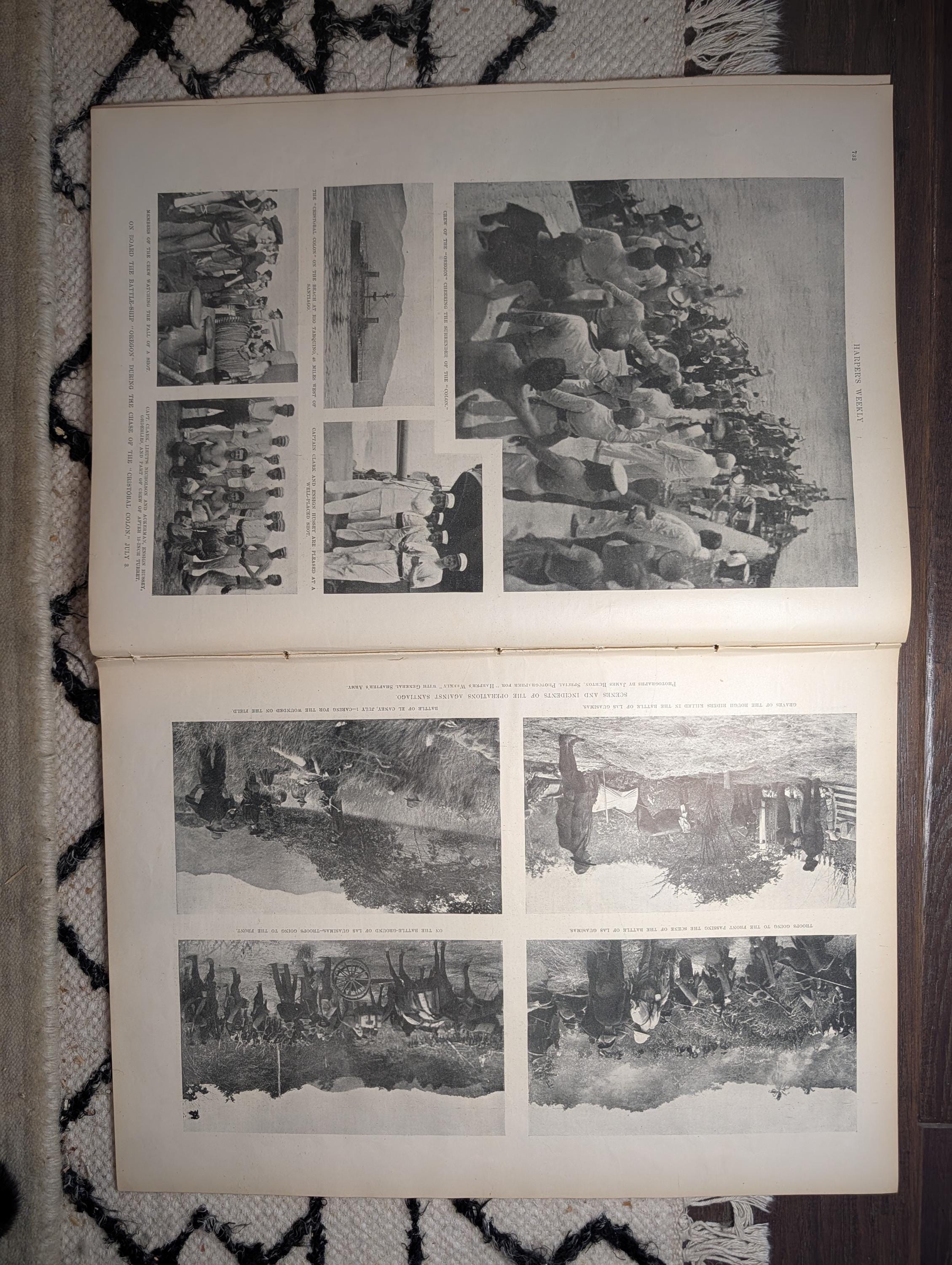 1898 San Juan Hill Charged & Captured, Cervera's Fleet Destroyed — Jul 30