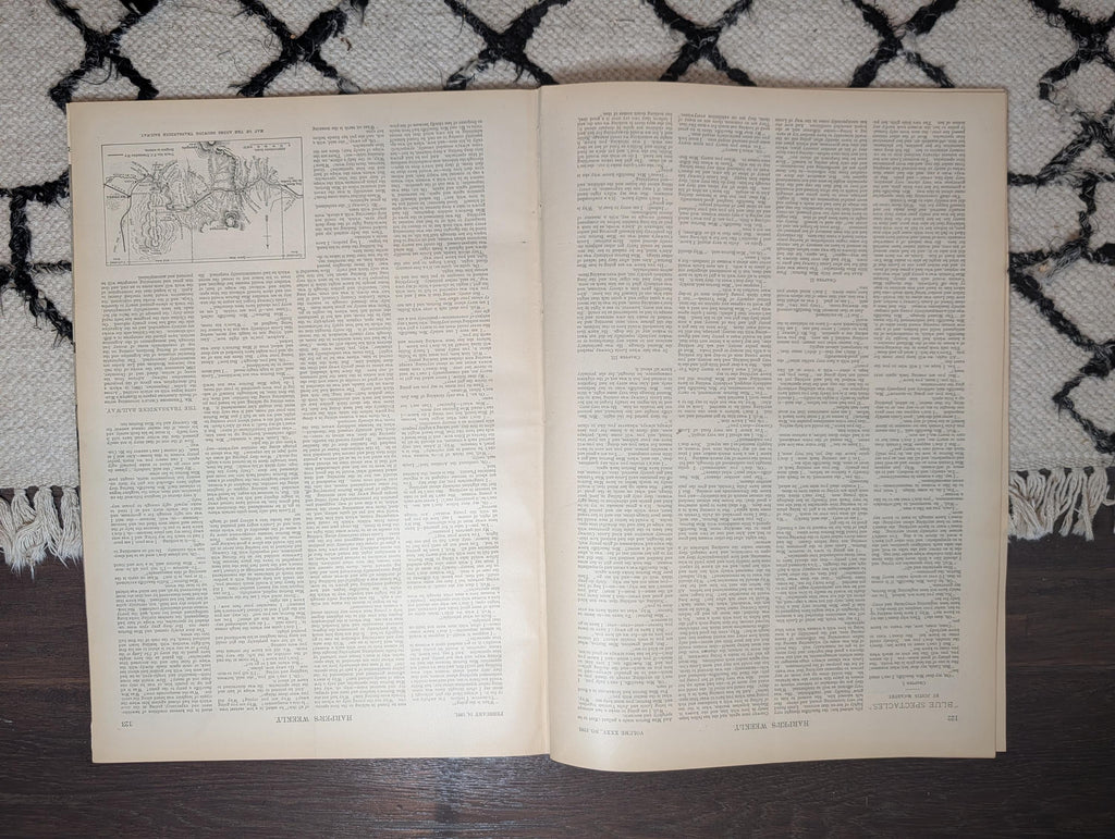 1891 Tournament of Roses Pasadena, NY Rabbi Front Page, Last Sioux War — Feb 14