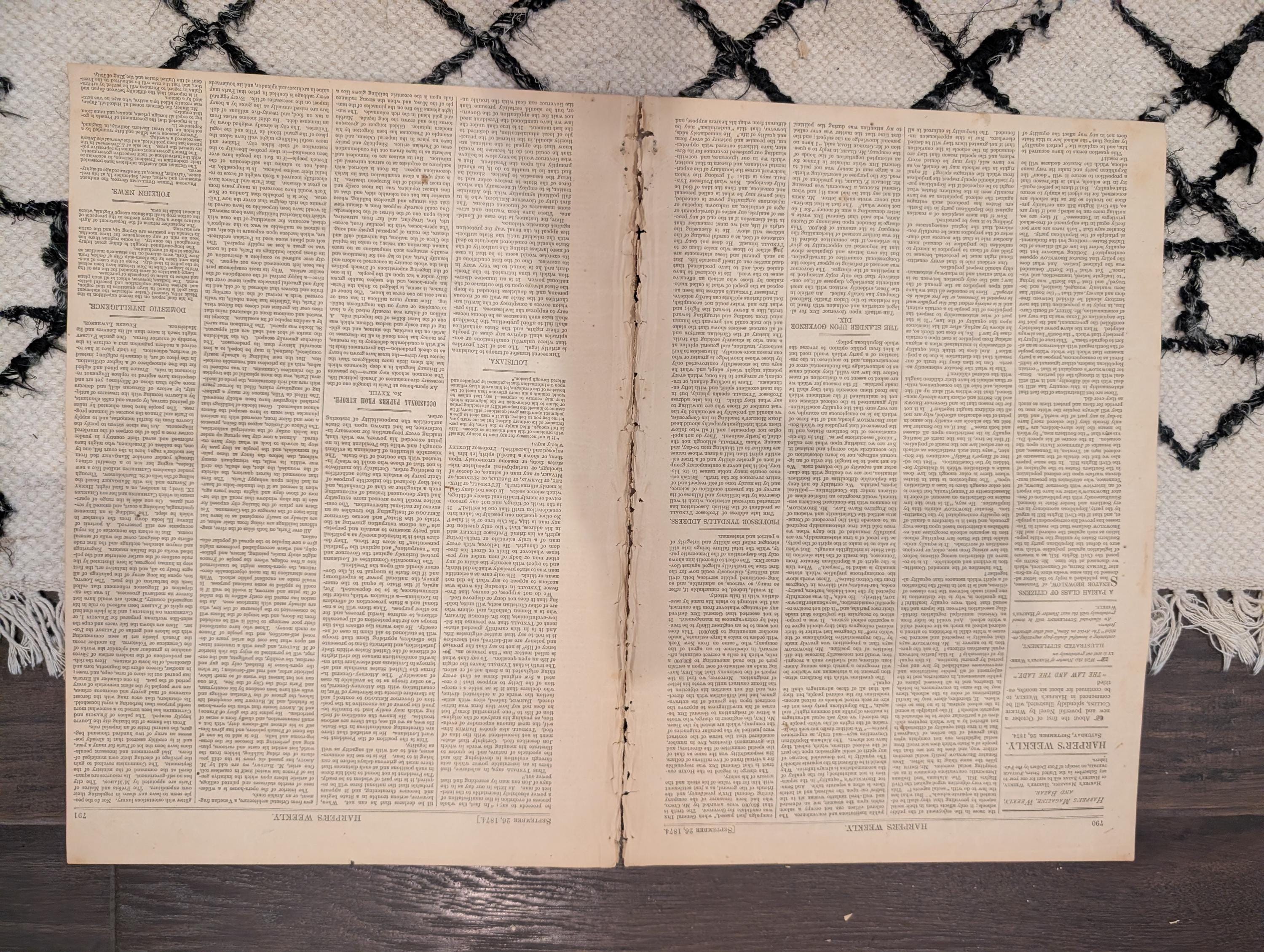1874 Irish Emigrants Queenstown, Brigham Young's Wives, Nast — Sep 26