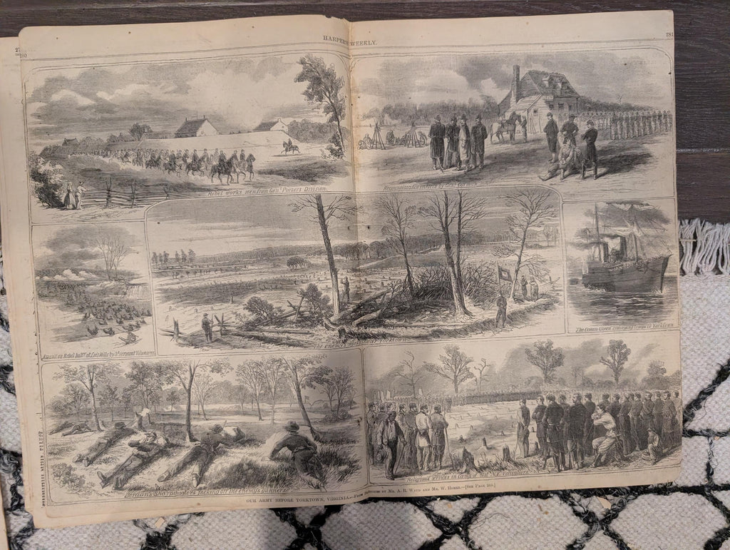 Harper’s Weekly – May 3, 1862 – Heroes of Shiloh • Merrimac Scenes • Fort Pulaski • Winslow Homer Prints