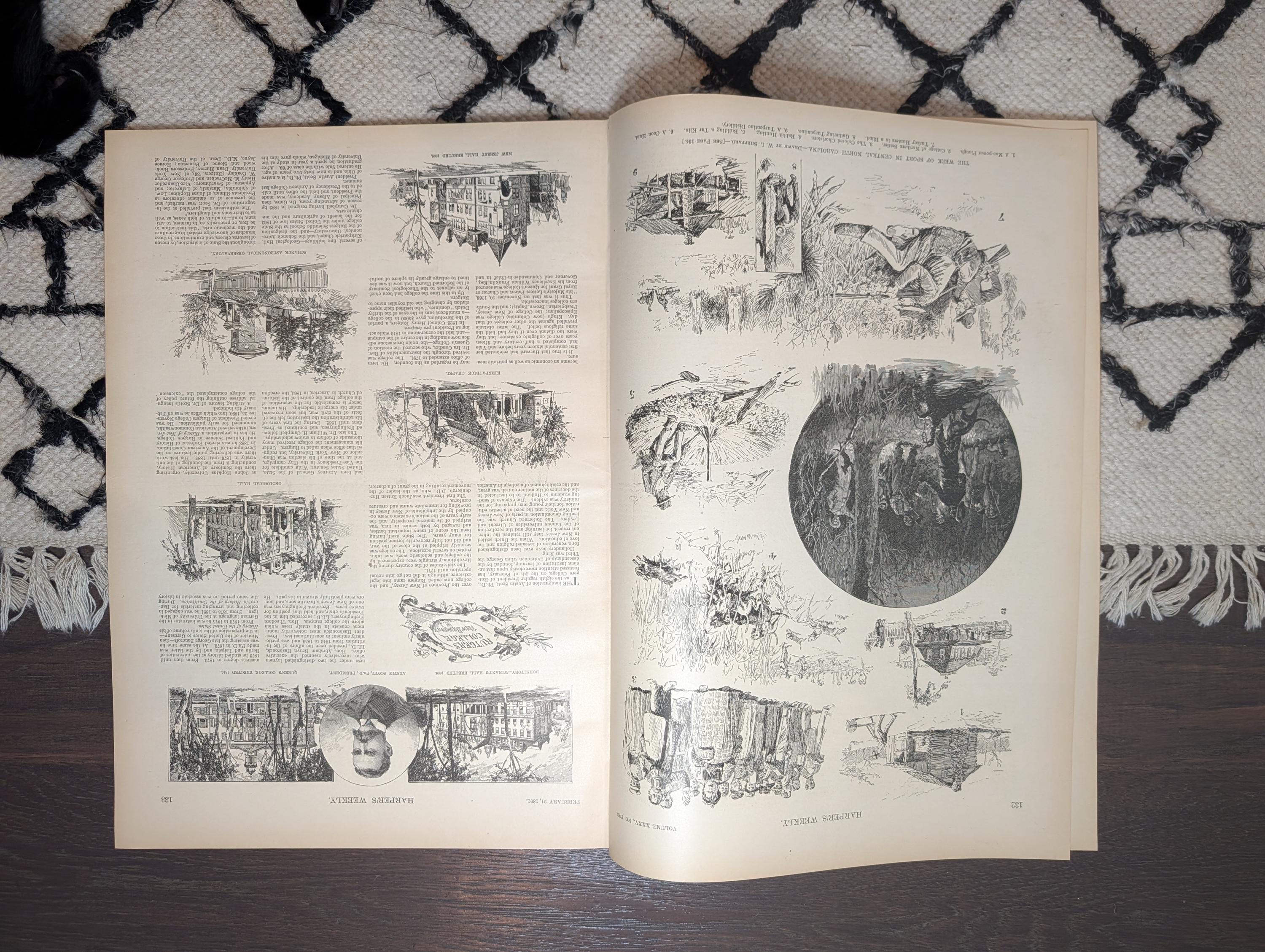 1891 Gen. Sherman Dies — "Marching Through Georgia" Centerfold, Rutgers — Feb 21