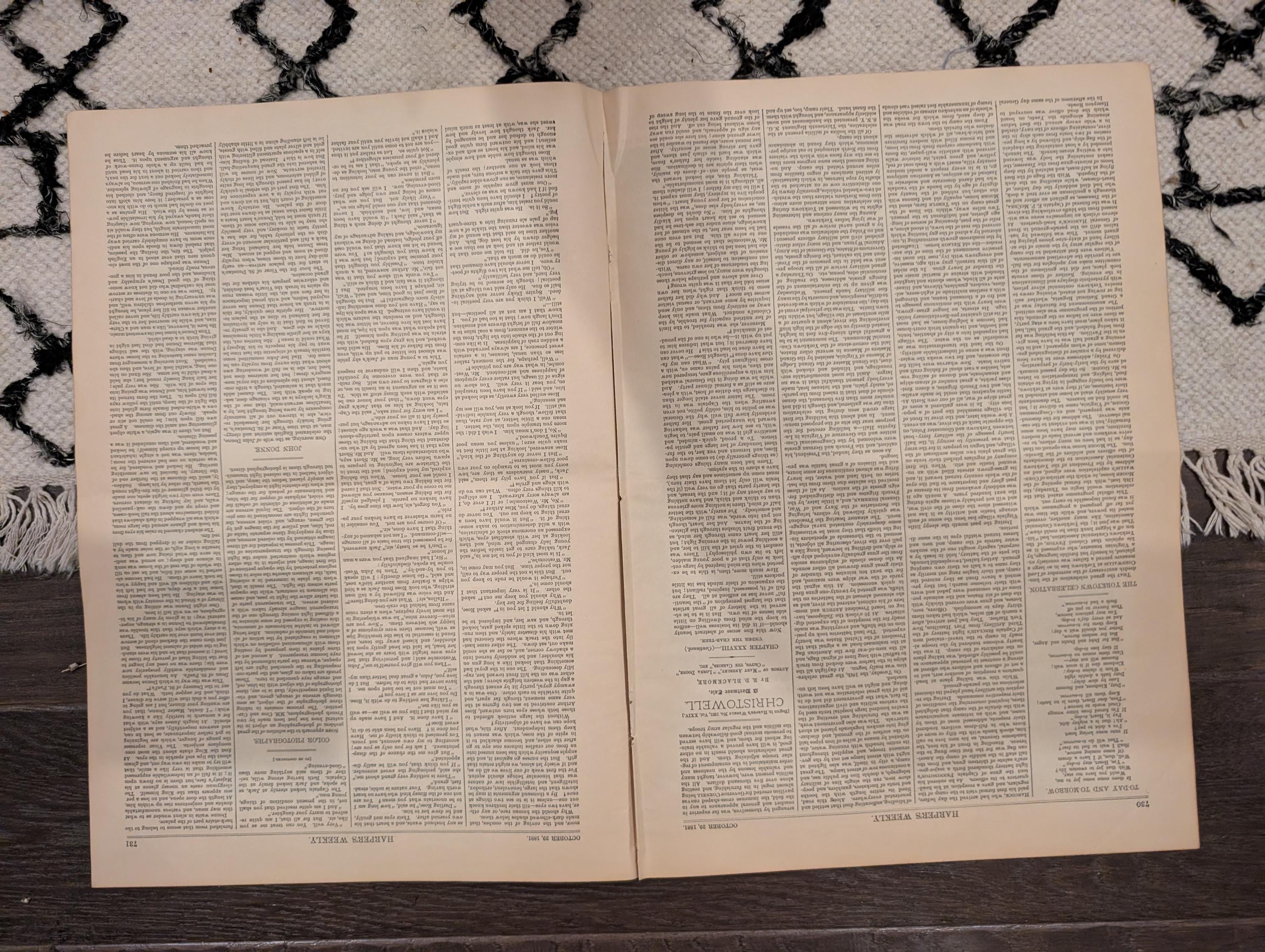 1881 Yorktown Centennial Military Review, Egyptian Priest, Atlanta Cotton Expo — Oct 29