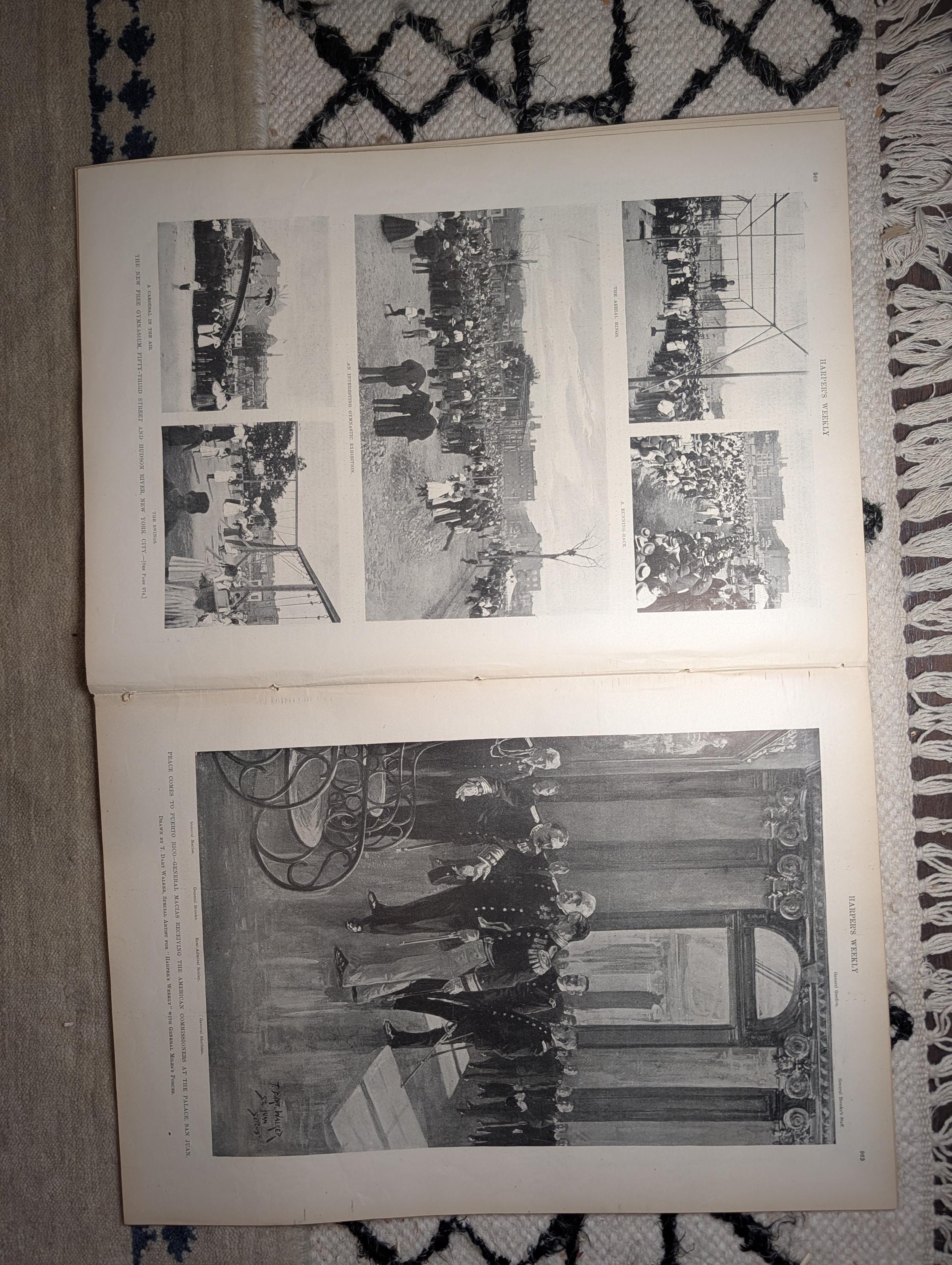 1898 Puerto Rico Peace & Flag of Truce, Klondike Winter, Wilhelmina — Oct 1